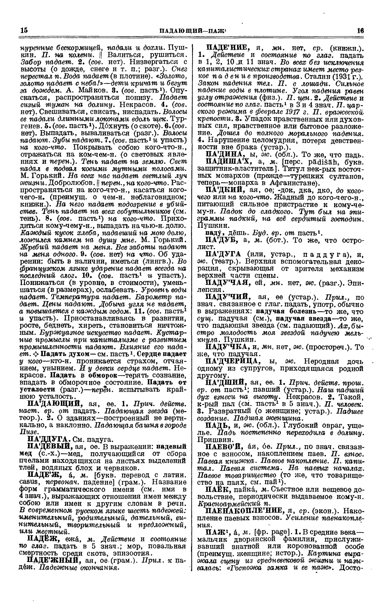 Фотокопия pdf / скан страницы 8 толкового словаря Ушакова (том 3)