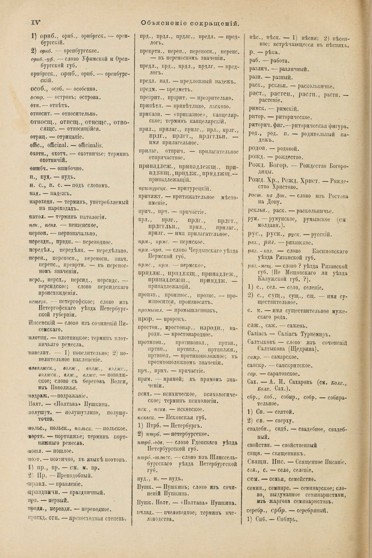 Скан печатной страницы 926 первого тома толкового словаря Даля 1903 года с изображением текста