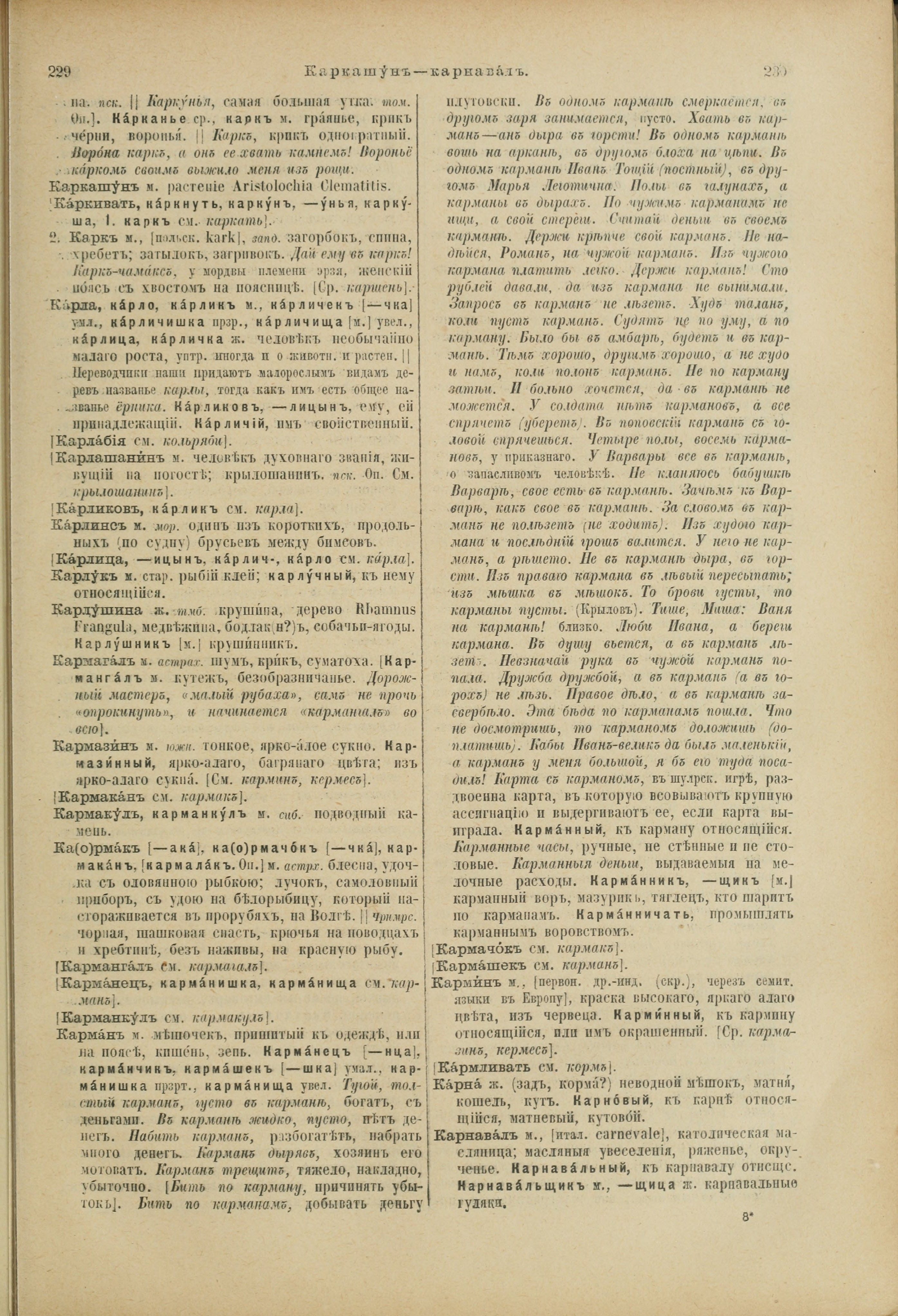 Словарь Даля под редакцией Бодуэна-де-Куртенэ, том 2 pdf скан страницы 119