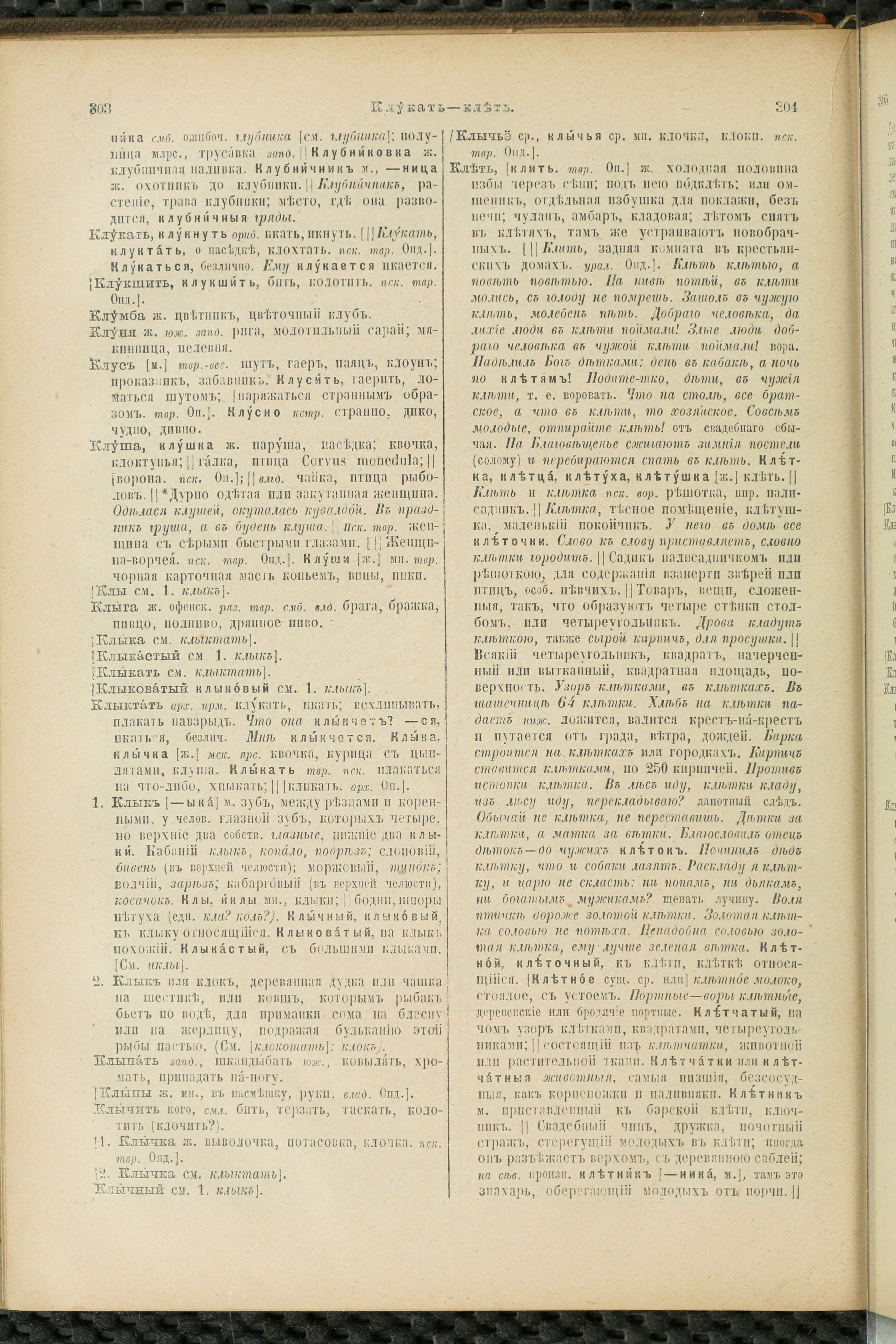Словарь Даля под редакцией Бодуэна-де-Куртенэ, том 2 pdf скан страницы 156