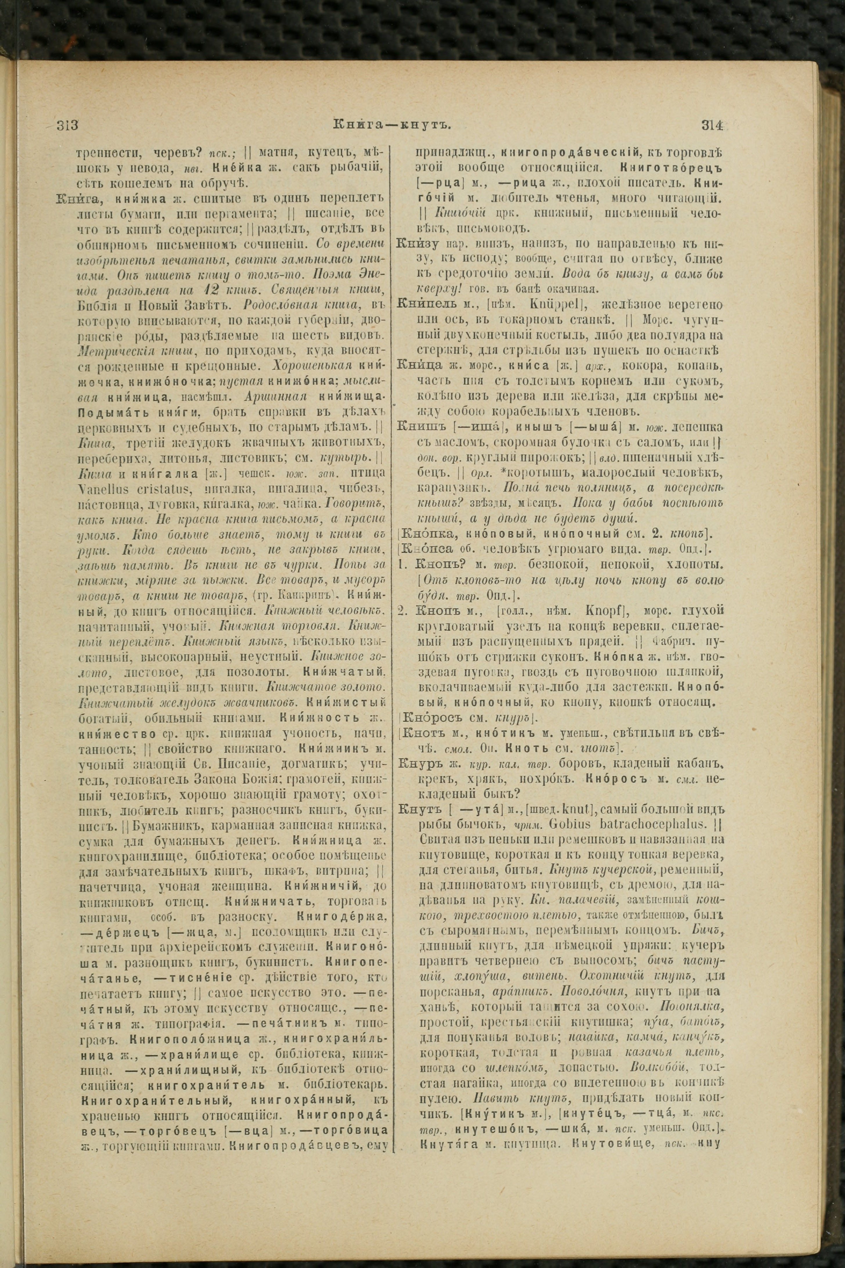 Словарь Даля под редакцией Бодуэна-де-Куртенэ, том 2 pdf скан страницы 161