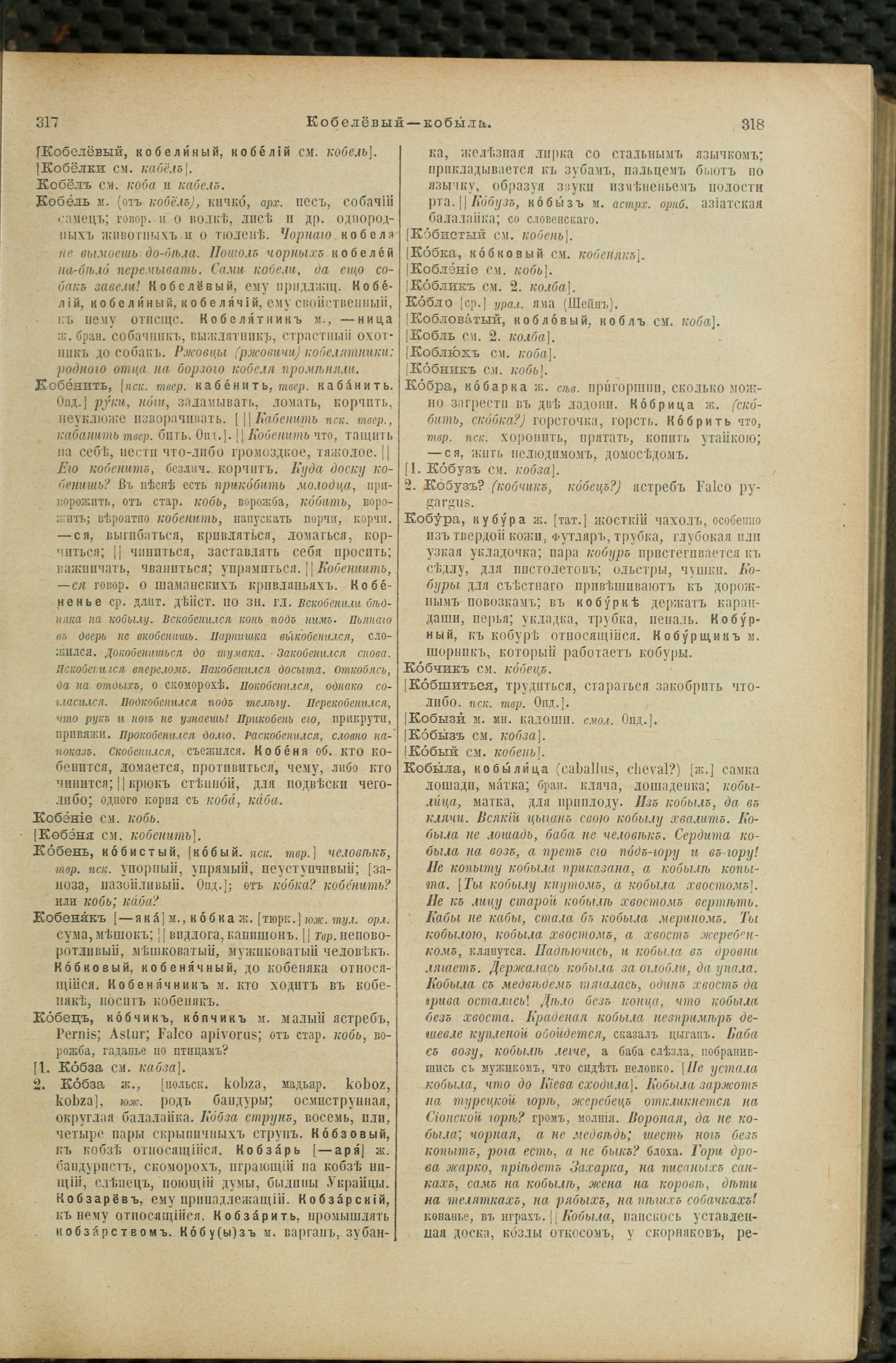 Словарь Даля под редакцией Бодуэна-де-Куртенэ, том 2 pdf скан страницы 163