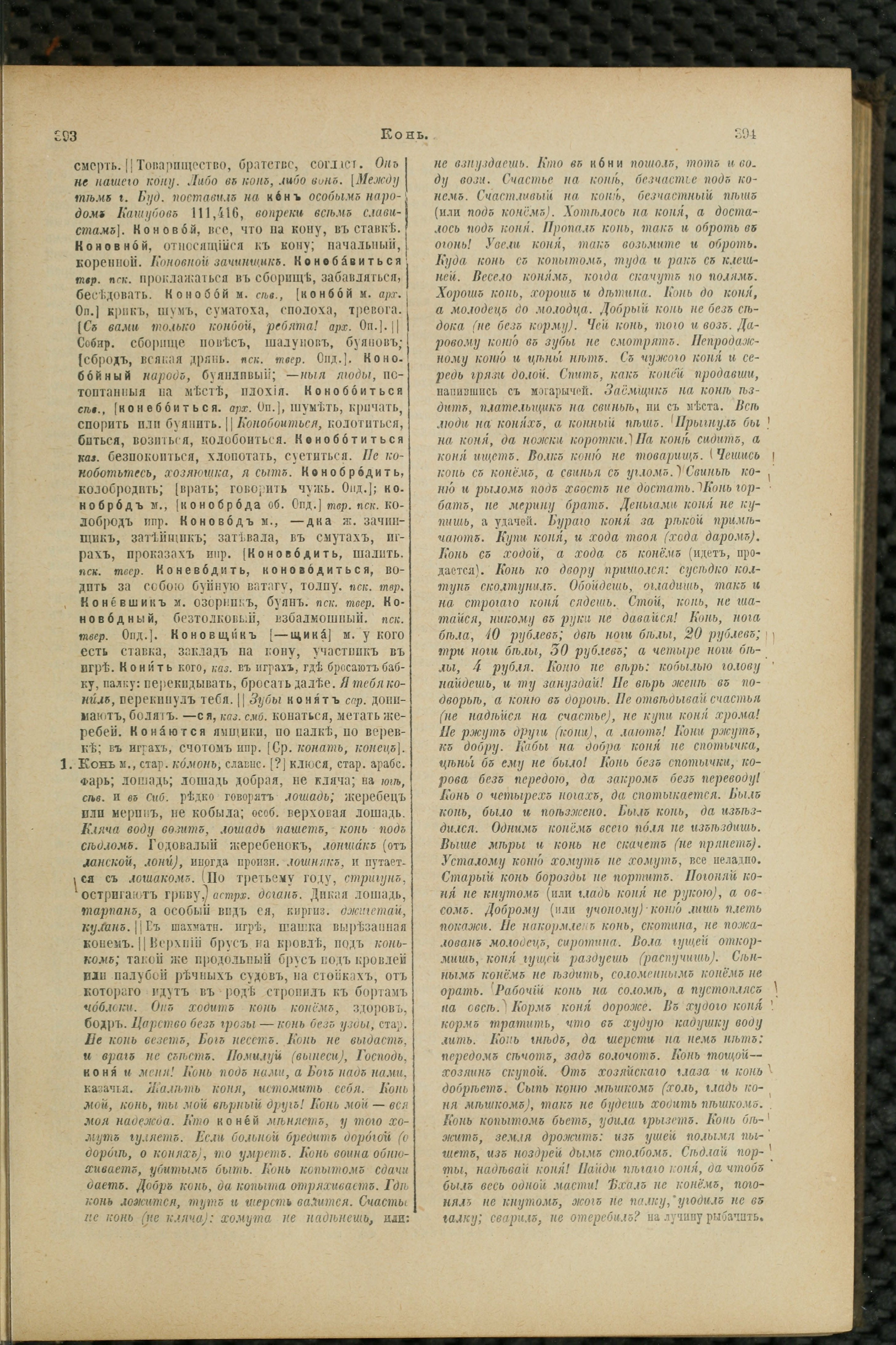 Словарь Даля под редакцией Бодуэна-де-Куртенэ, том 2 pdf скан страницы 201