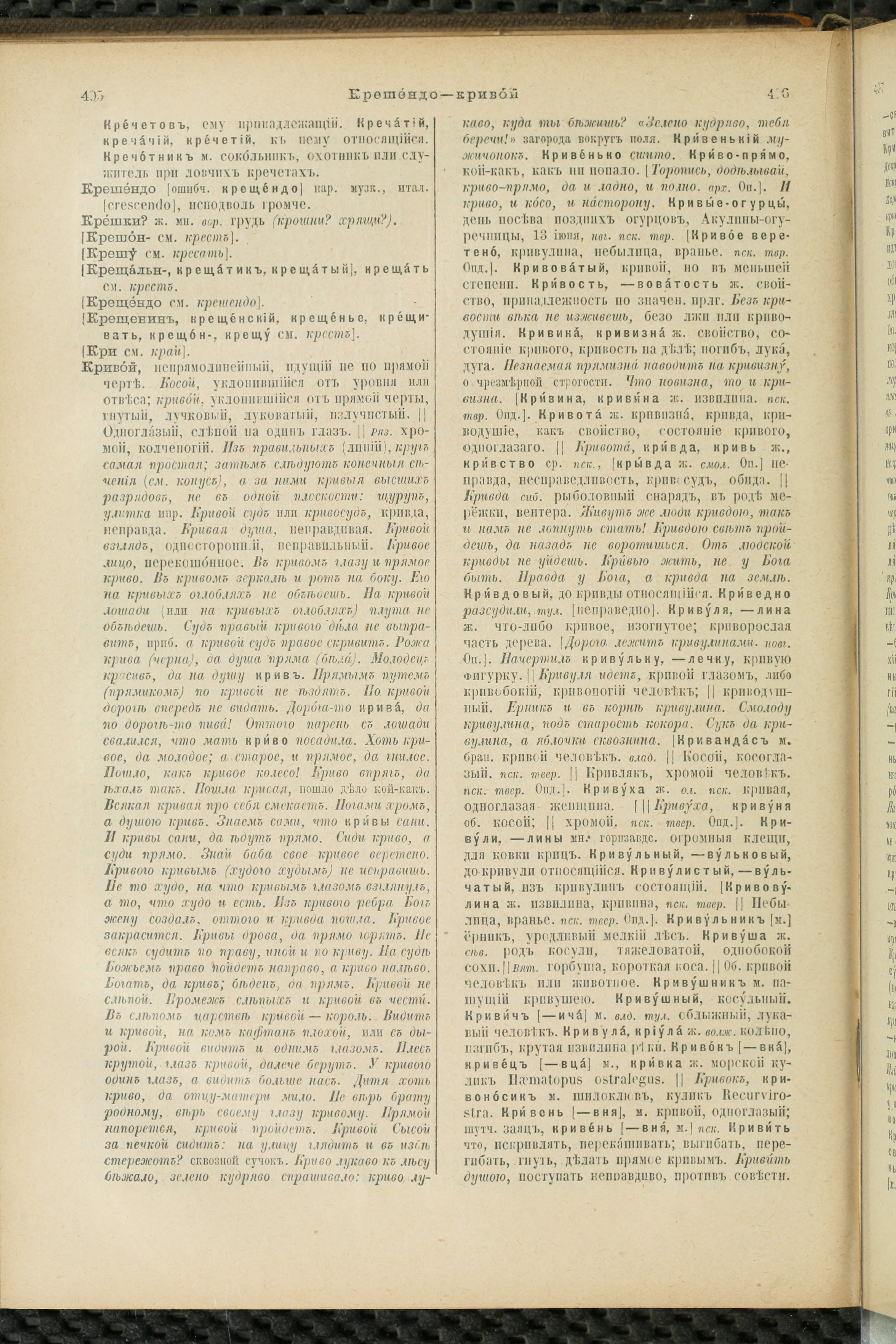Словарь Даля под редакцией Бодуэна-де-Куртенэ, том 2 pdf скан страницы 252