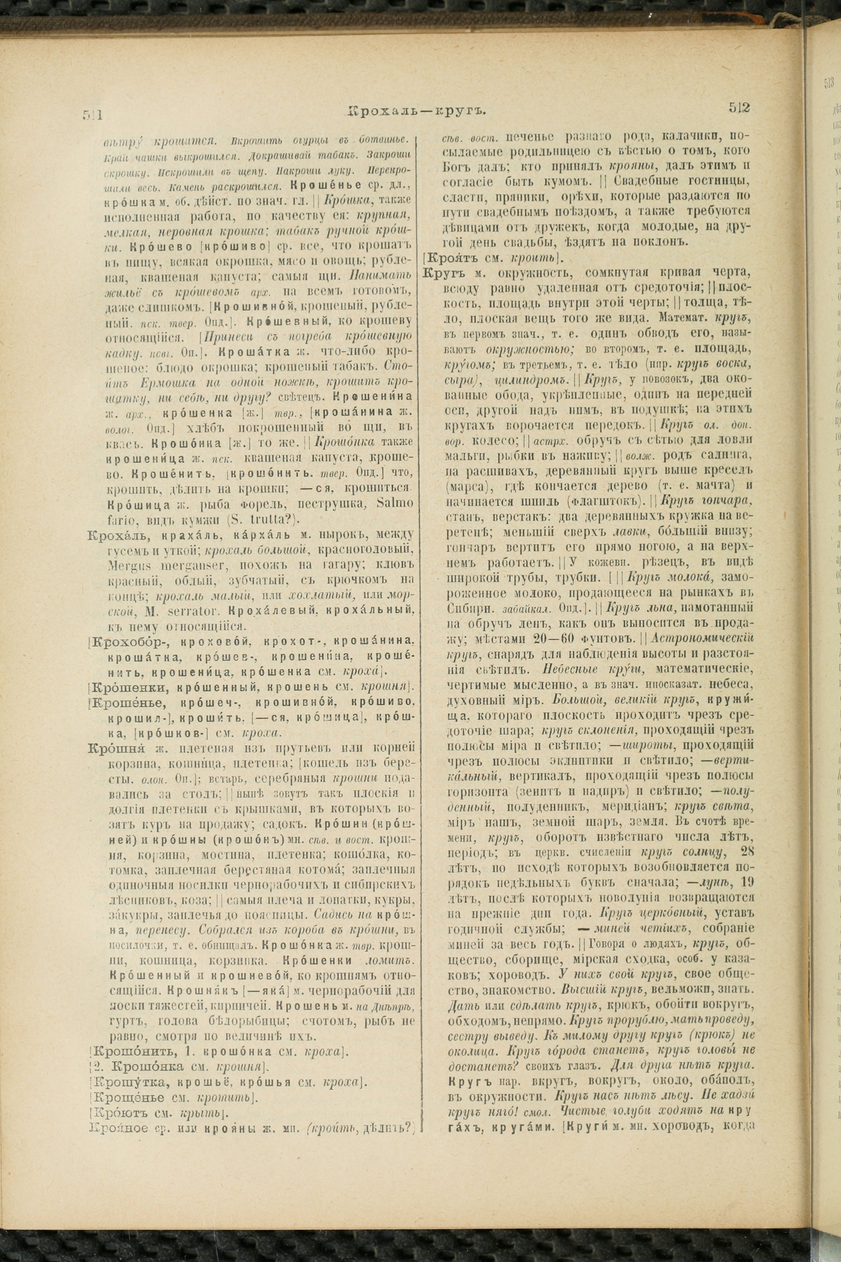 Словарь Даля под редакцией Бодуэна-де-Куртенэ, том 2 pdf скан страницы 260