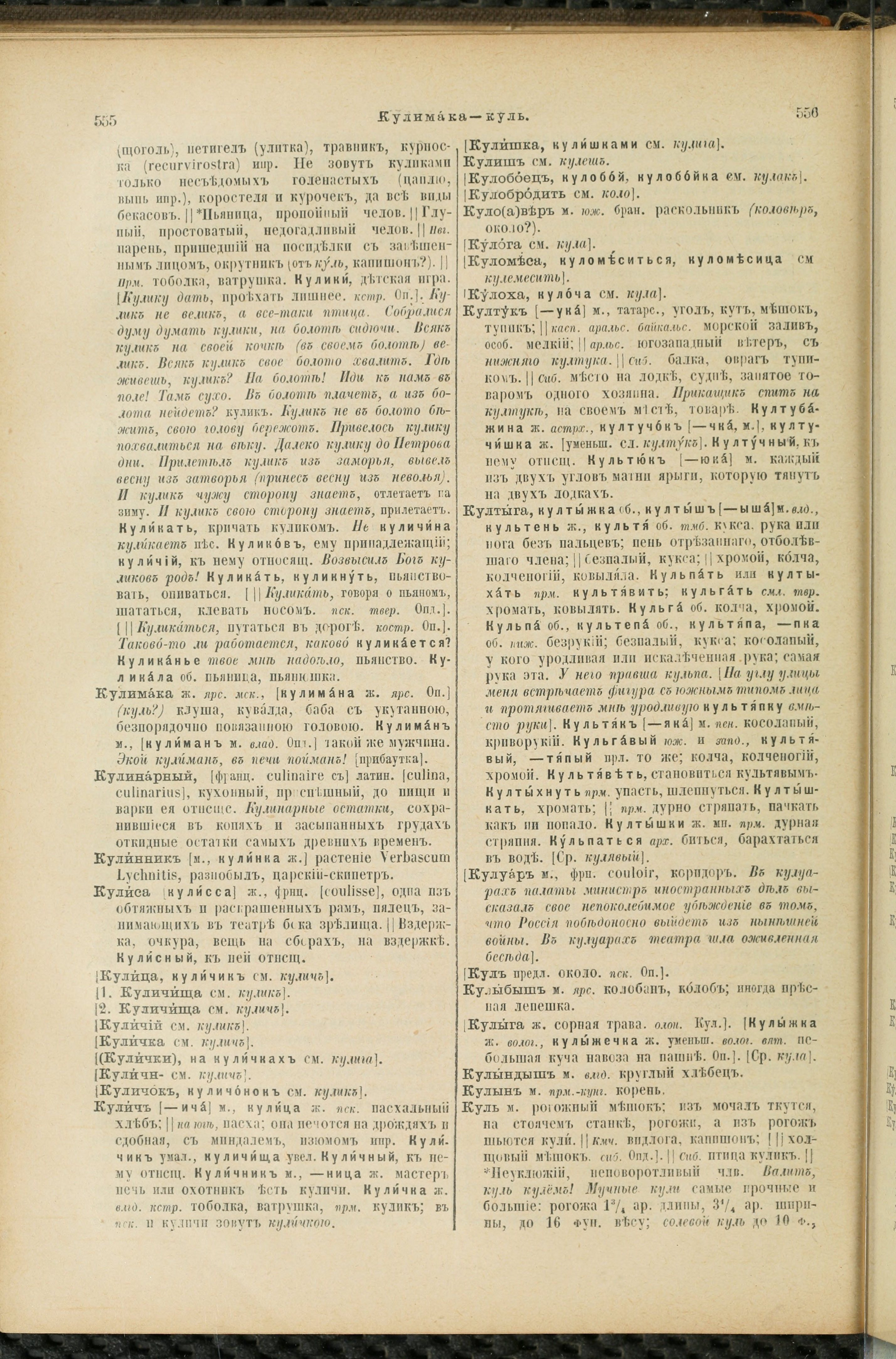 Словарь Даля под редакцией Бодуэна-де-Куртенэ, том 2 pdf скан страницы 282
