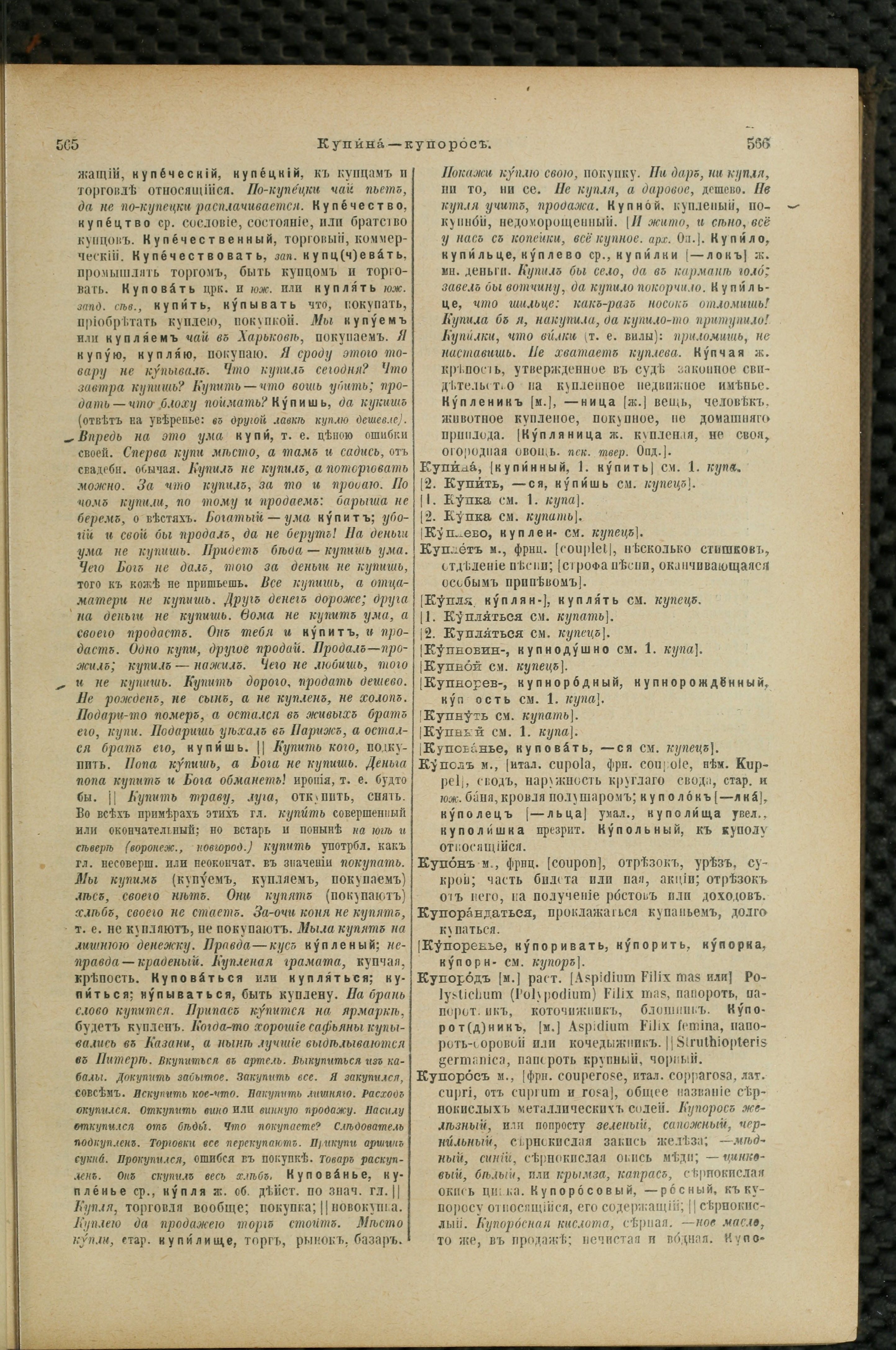 Словарь Даля под редакцией Бодуэна-де-Куртенэ, том 2 pdf скан страницы 287