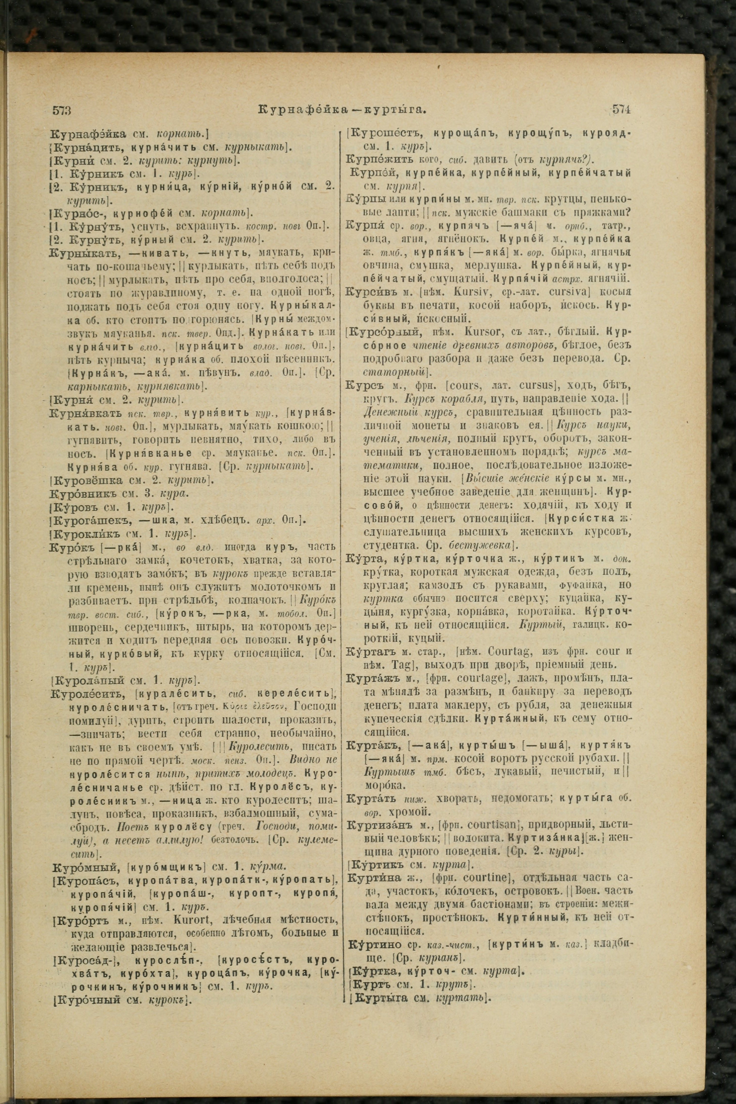 Словарь Даля под редакцией Бодуэна-де-Куртенэ, том 2 pdf скан страницы 291