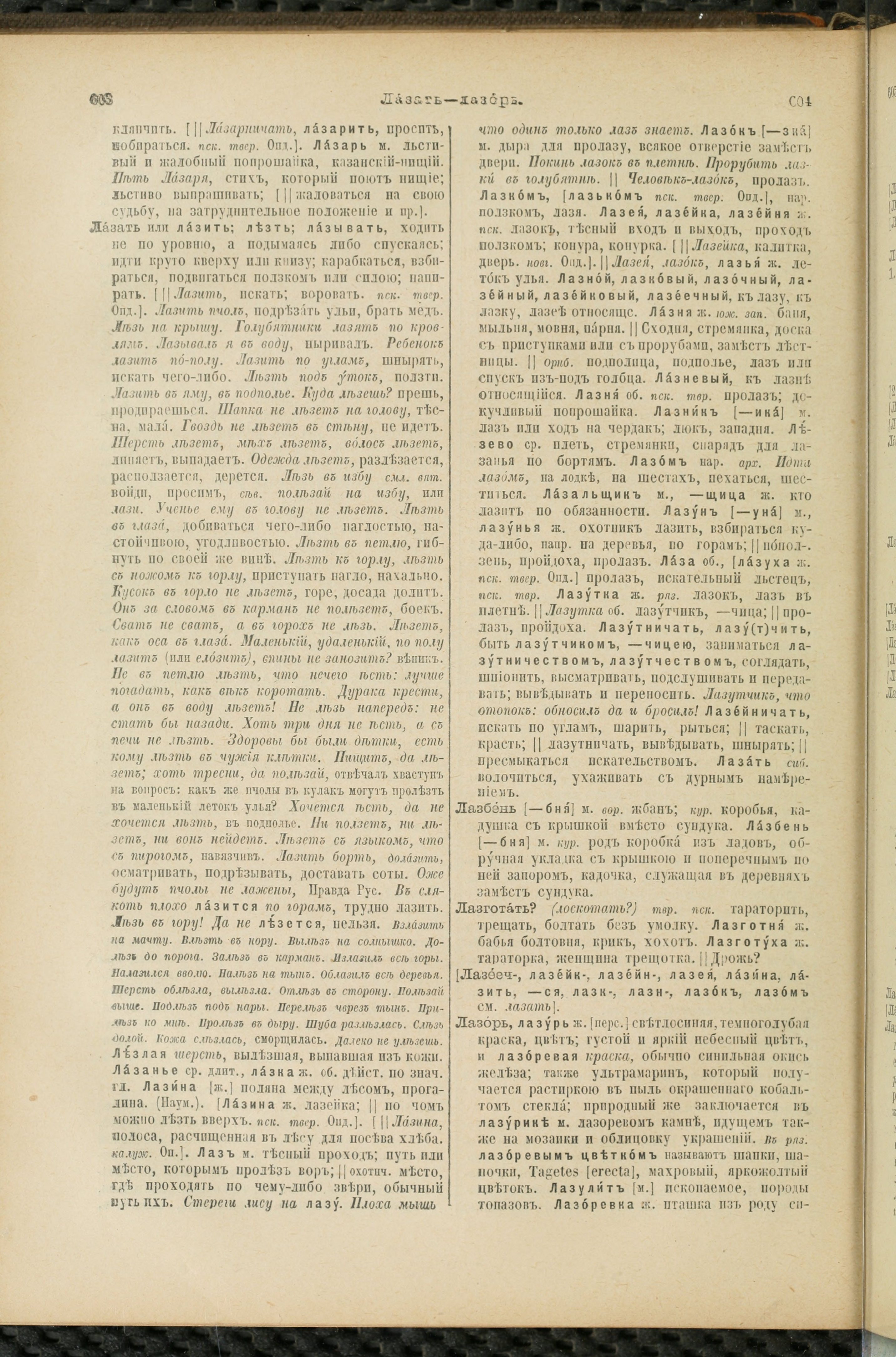 Словарь Даля под редакцией Бодуэна-де-Куртенэ, том 2 pdf скан страницы 306