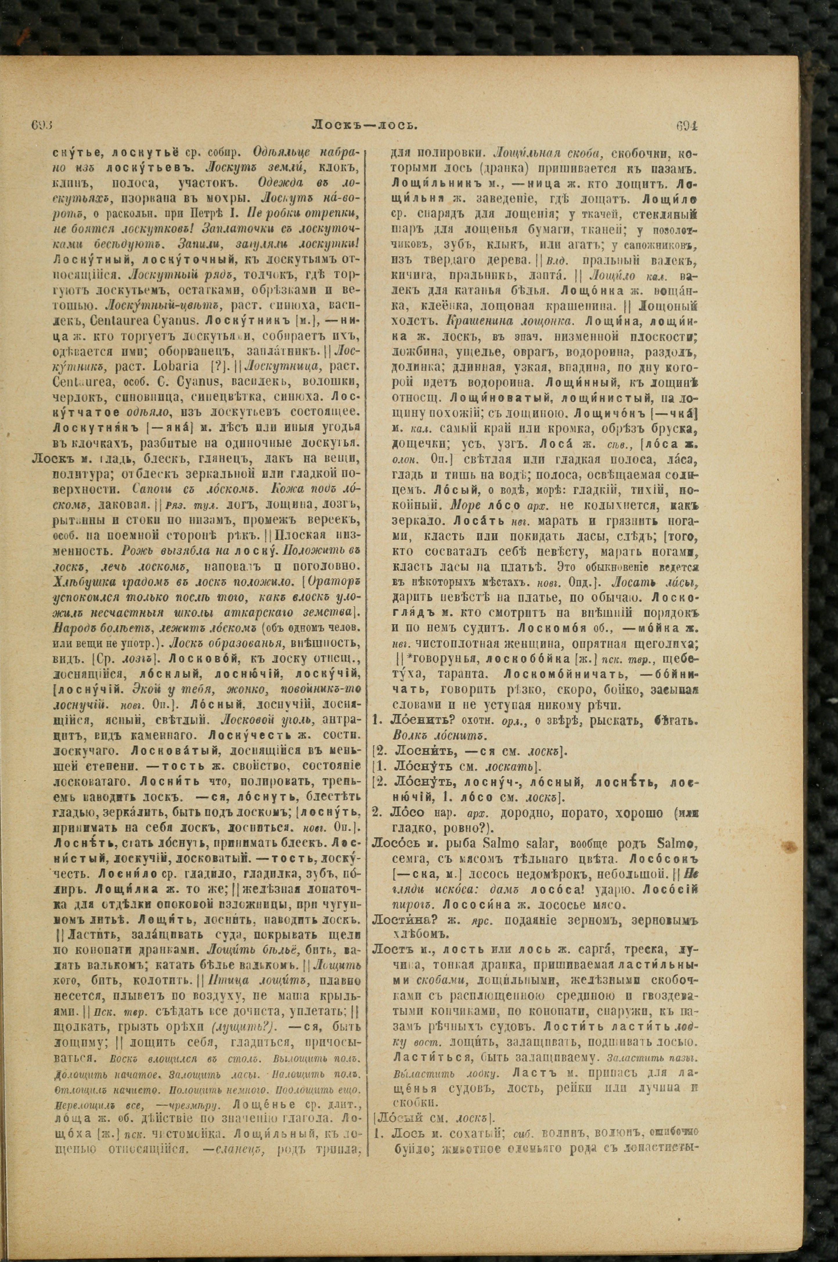 Словарь Даля под редакцией Бодуэна-де-Куртенэ, том 2 pdf скан страницы 351