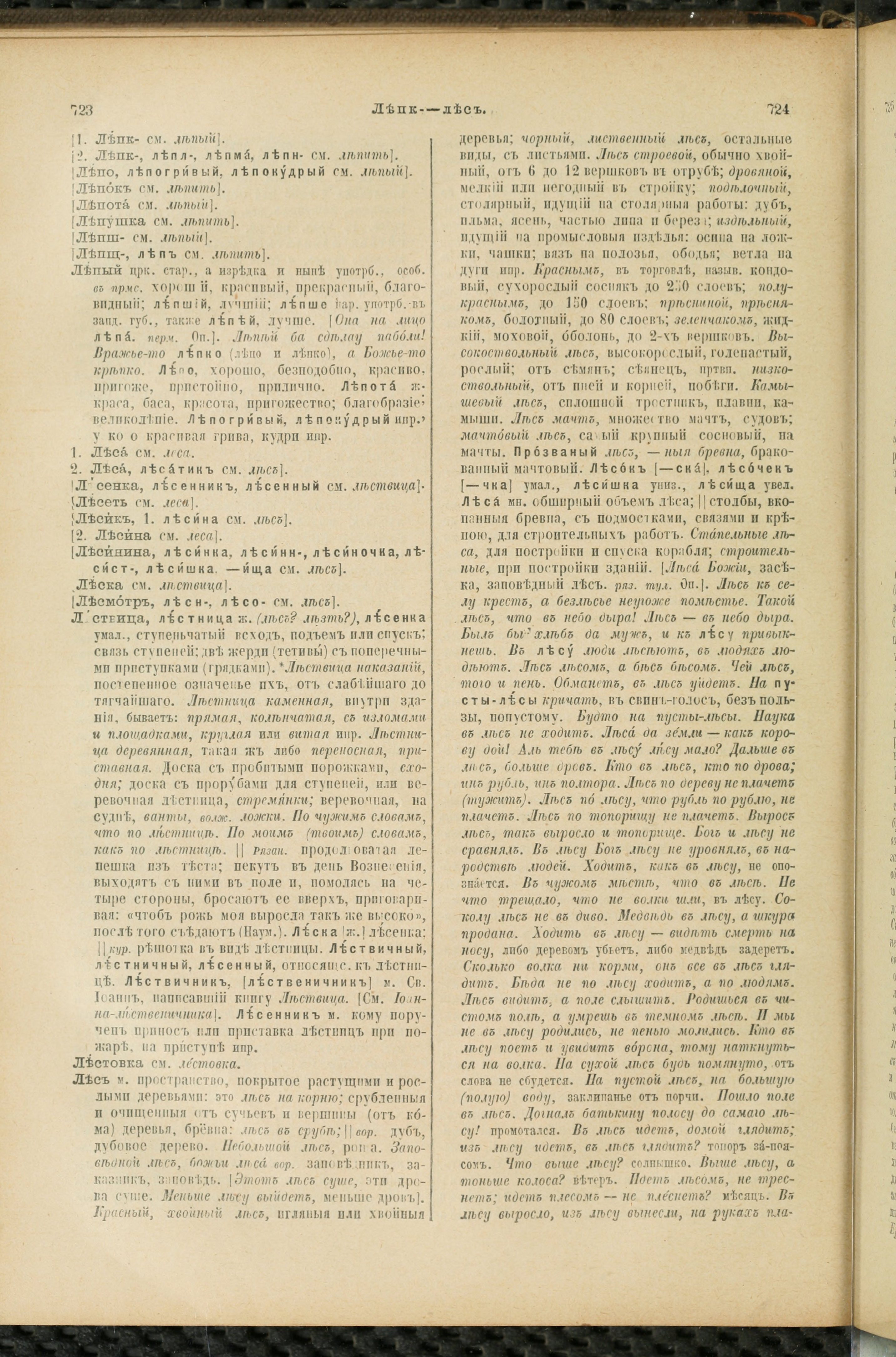 Словарь Даля под редакцией Бодуэна-де-Куртенэ, том 2 pdf скан страницы 366