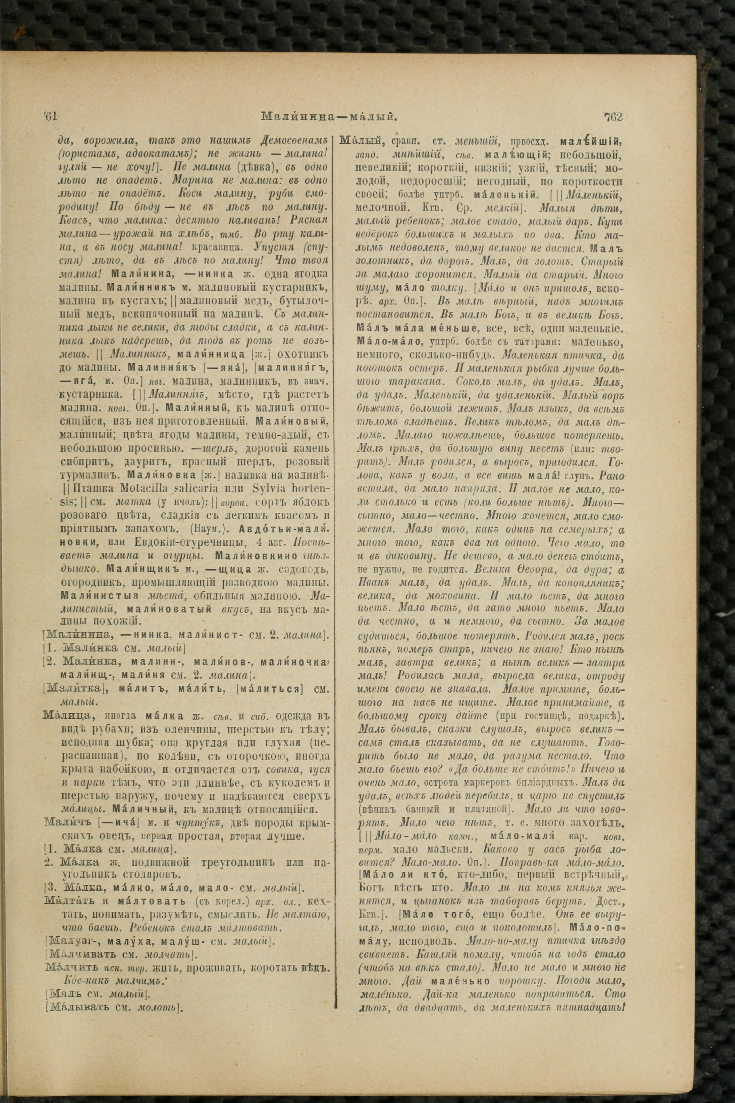 Словарь Даля под редакцией Бодуэна-де-Куртенэ, том 2 pdf скан страницы 385