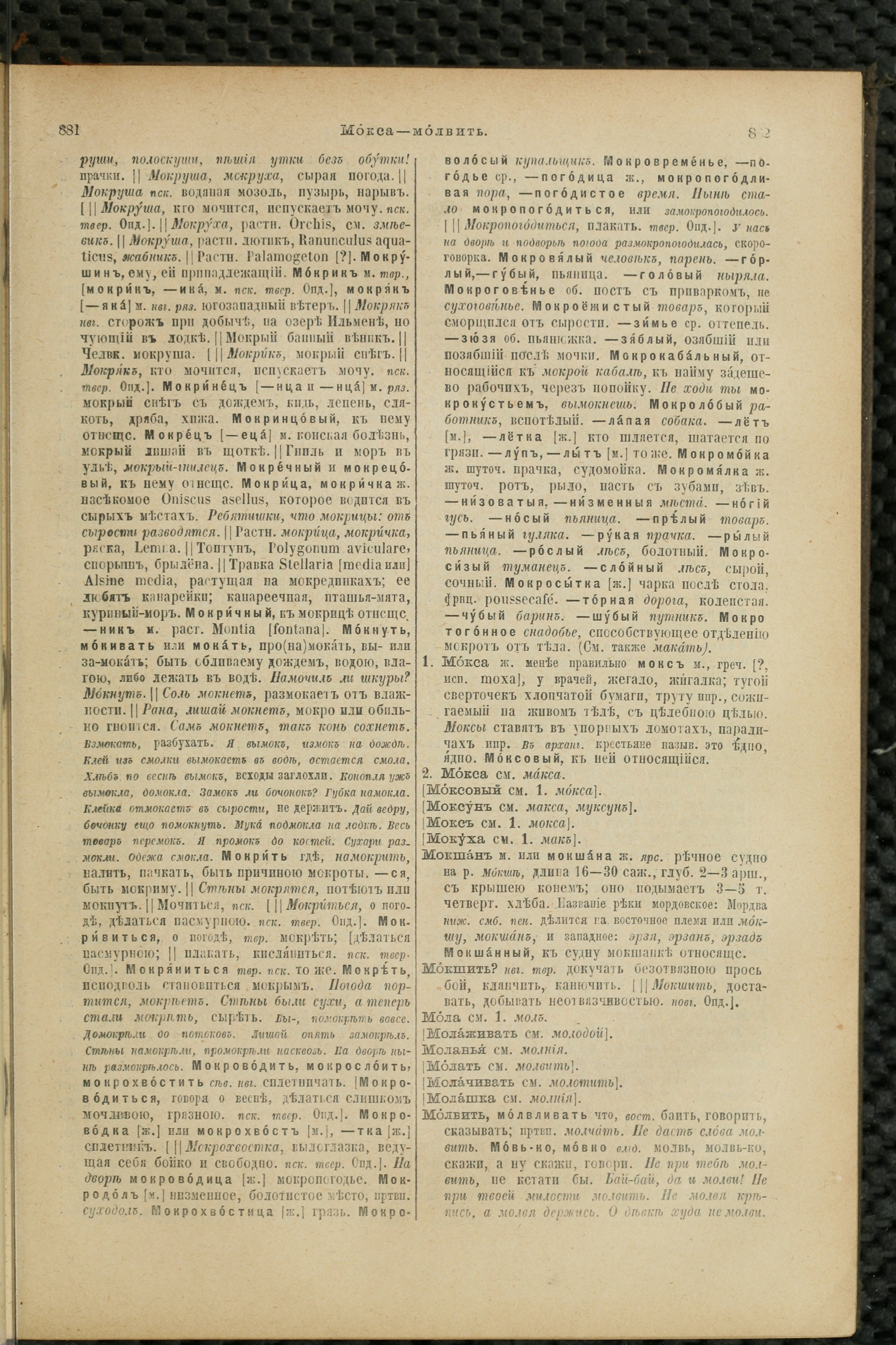 Словарь Даля под редакцией Бодуэна-де-Куртенэ, том 2 pdf скан страницы 445