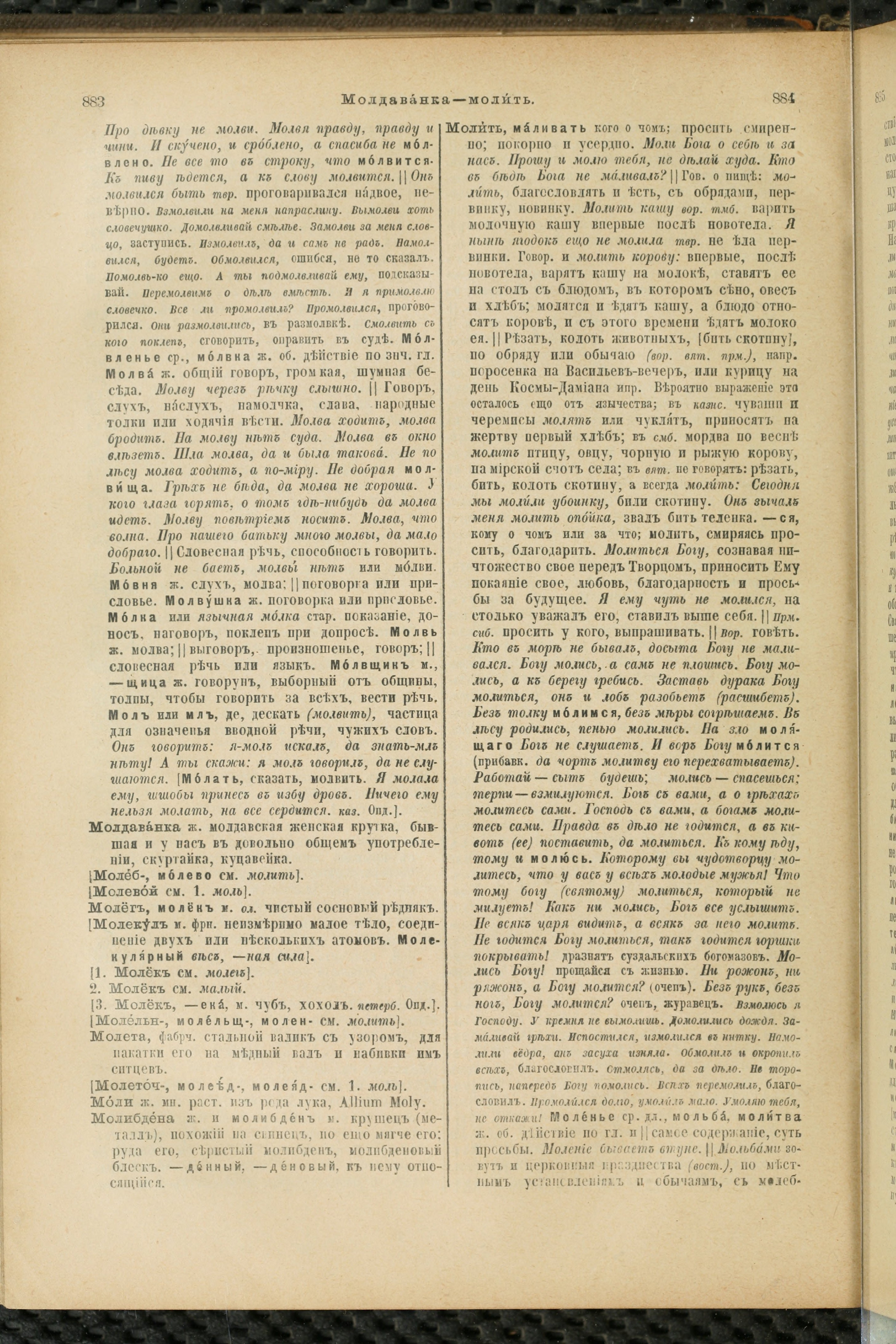 Словарь Даля под редакцией Бодуэна-де-Куртенэ, том 2 pdf скан страницы 446