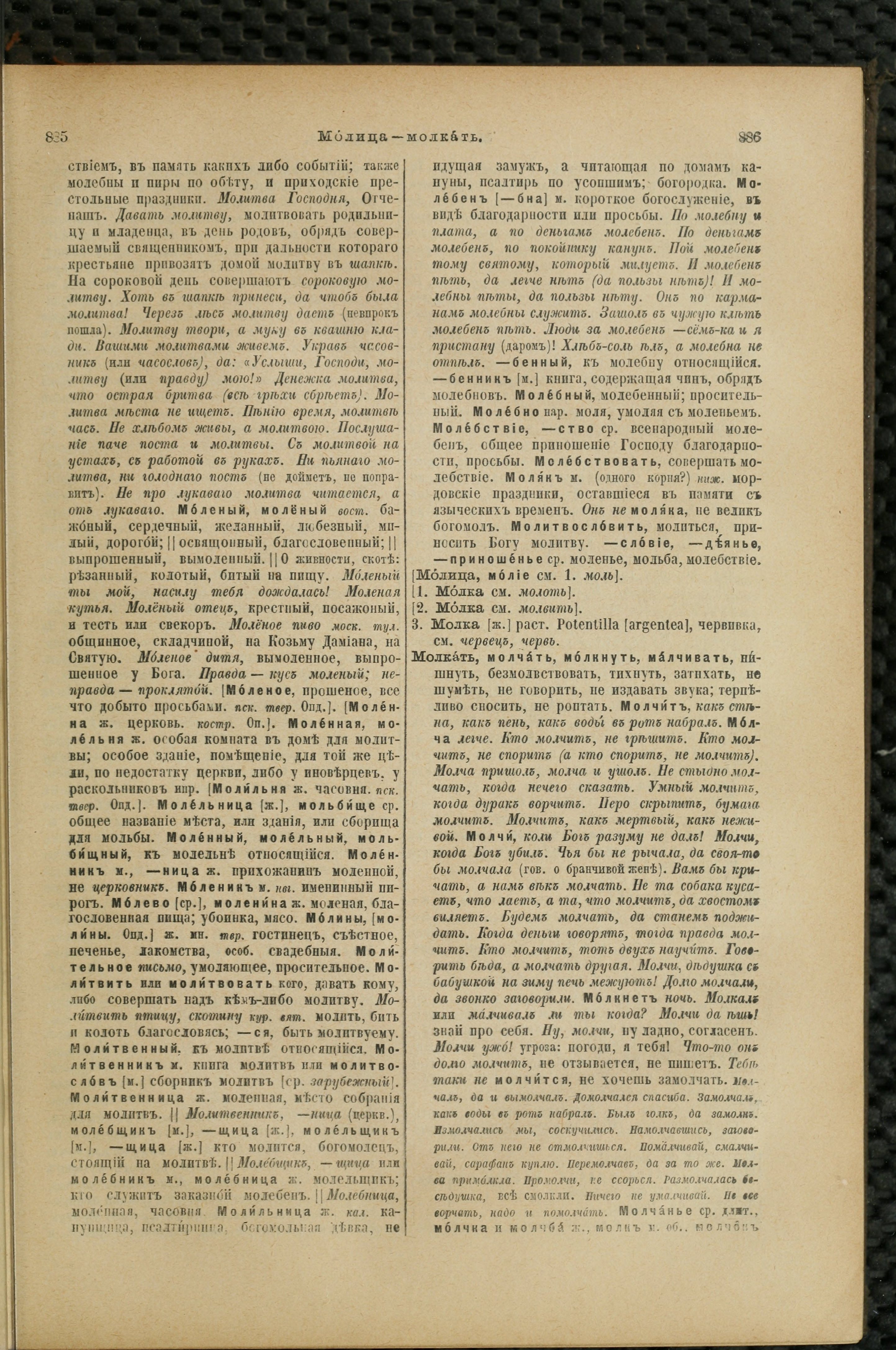 Словарь Даля под редакцией Бодуэна-де-Куртенэ, том 2 pdf скан страницы 447