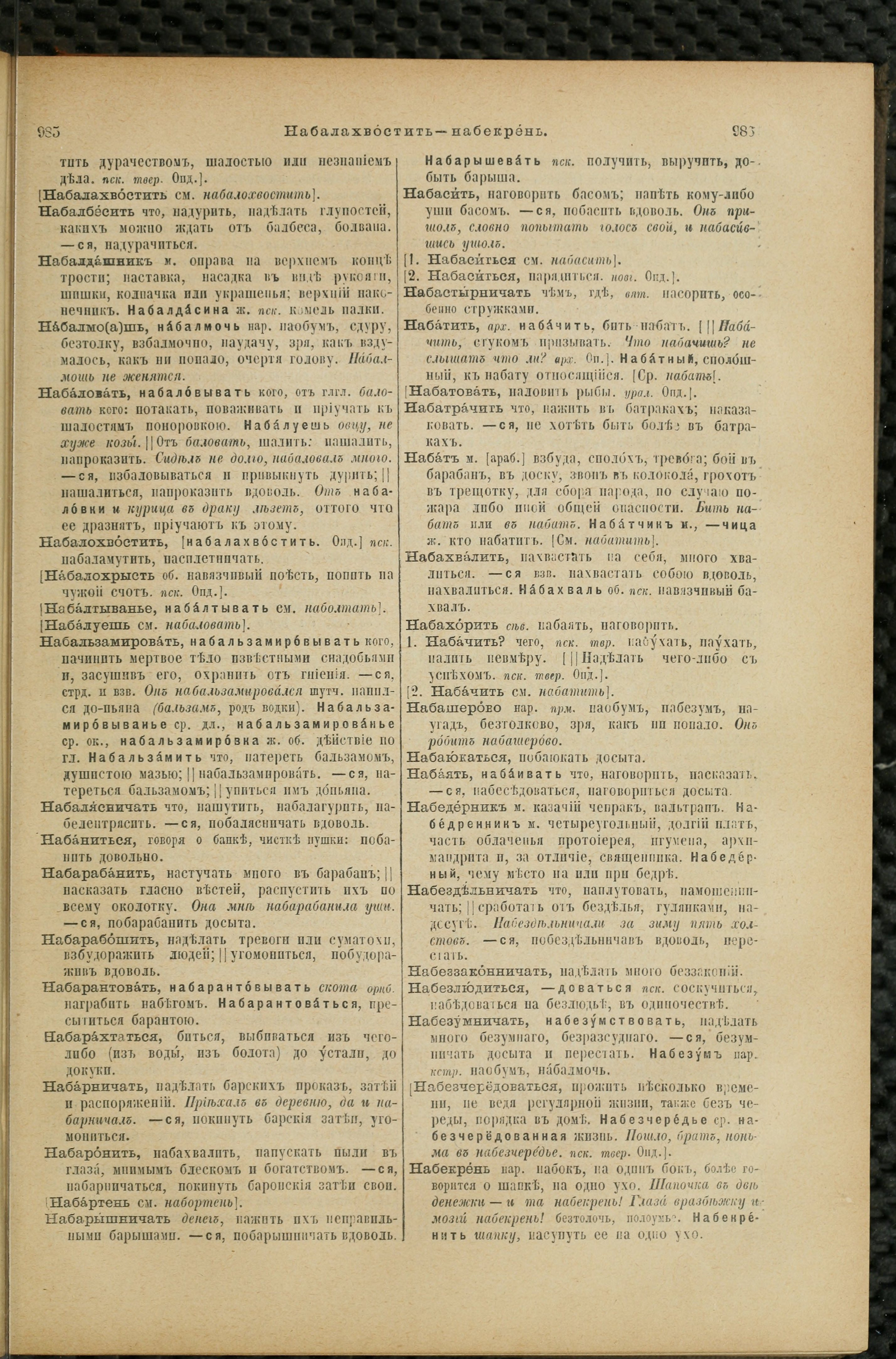 Словарь Даля под редакцией Бодуэна-де-Куртенэ, том 2 pdf скан страницы 497