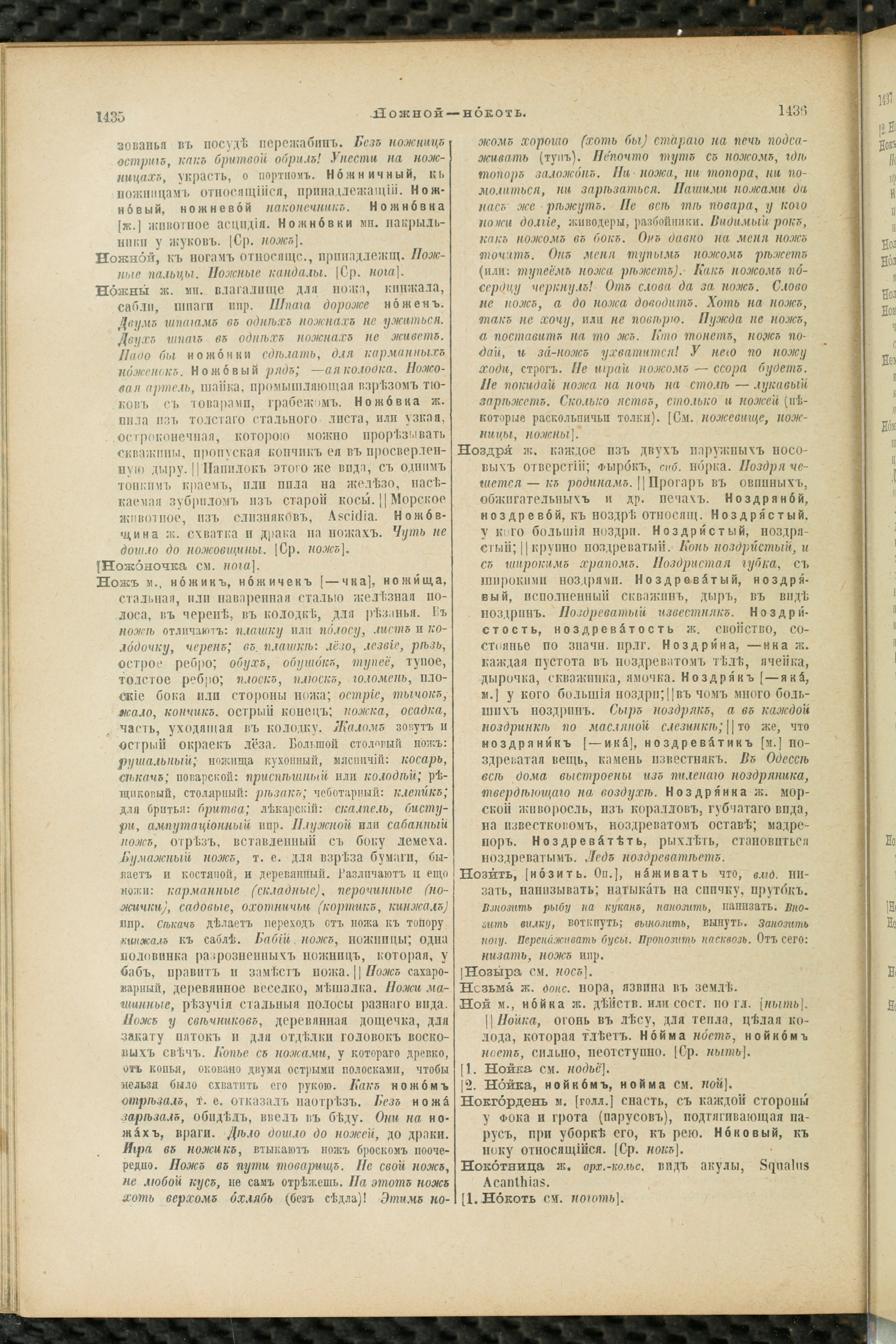 Словарь Даля под редакцией Бодуэна-де-Куртенэ, том 2 pdf скан страницы 722