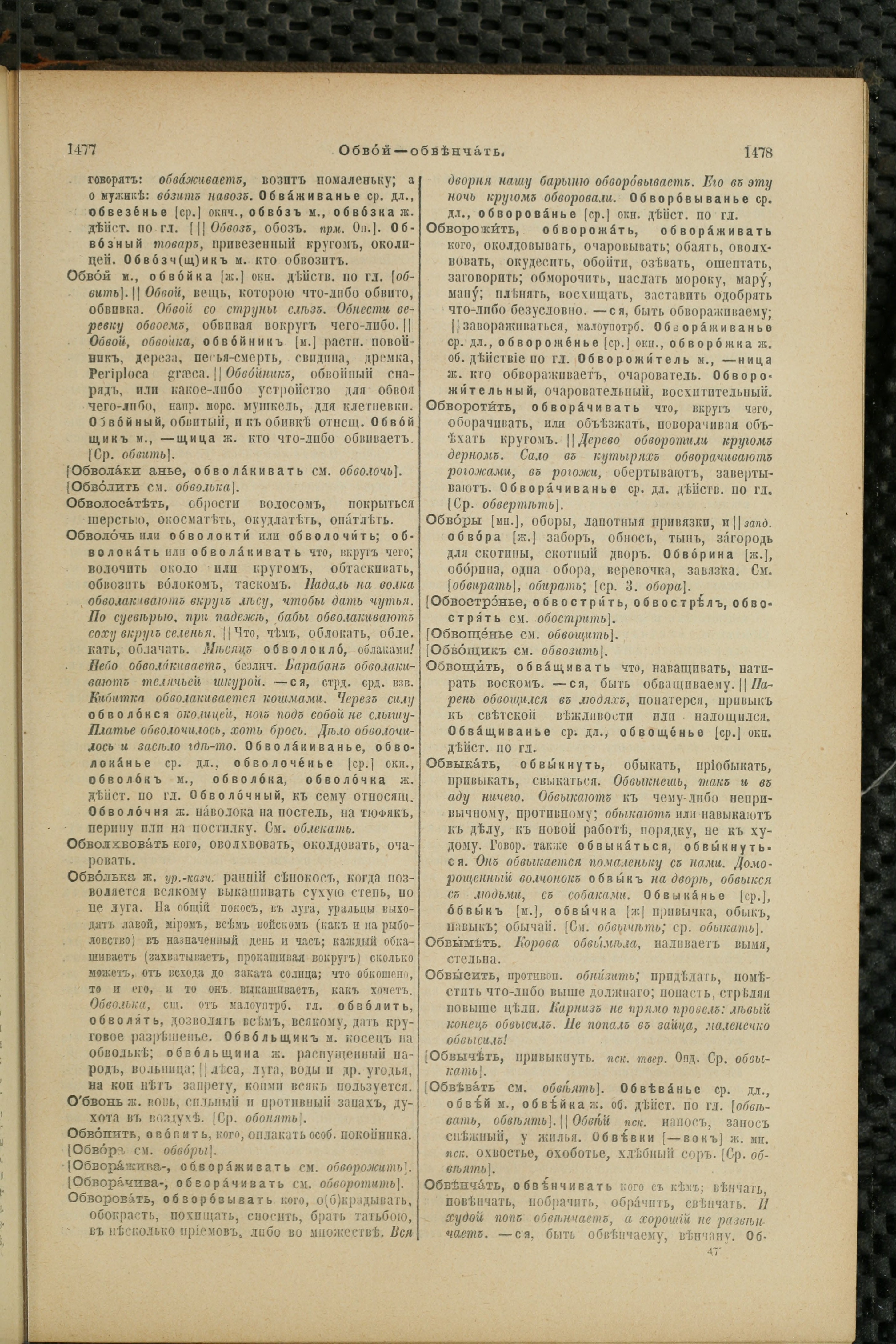 Словарь Даля под редакцией Бодуэна-де-Куртенэ, том 2 pdf скан страницы 743