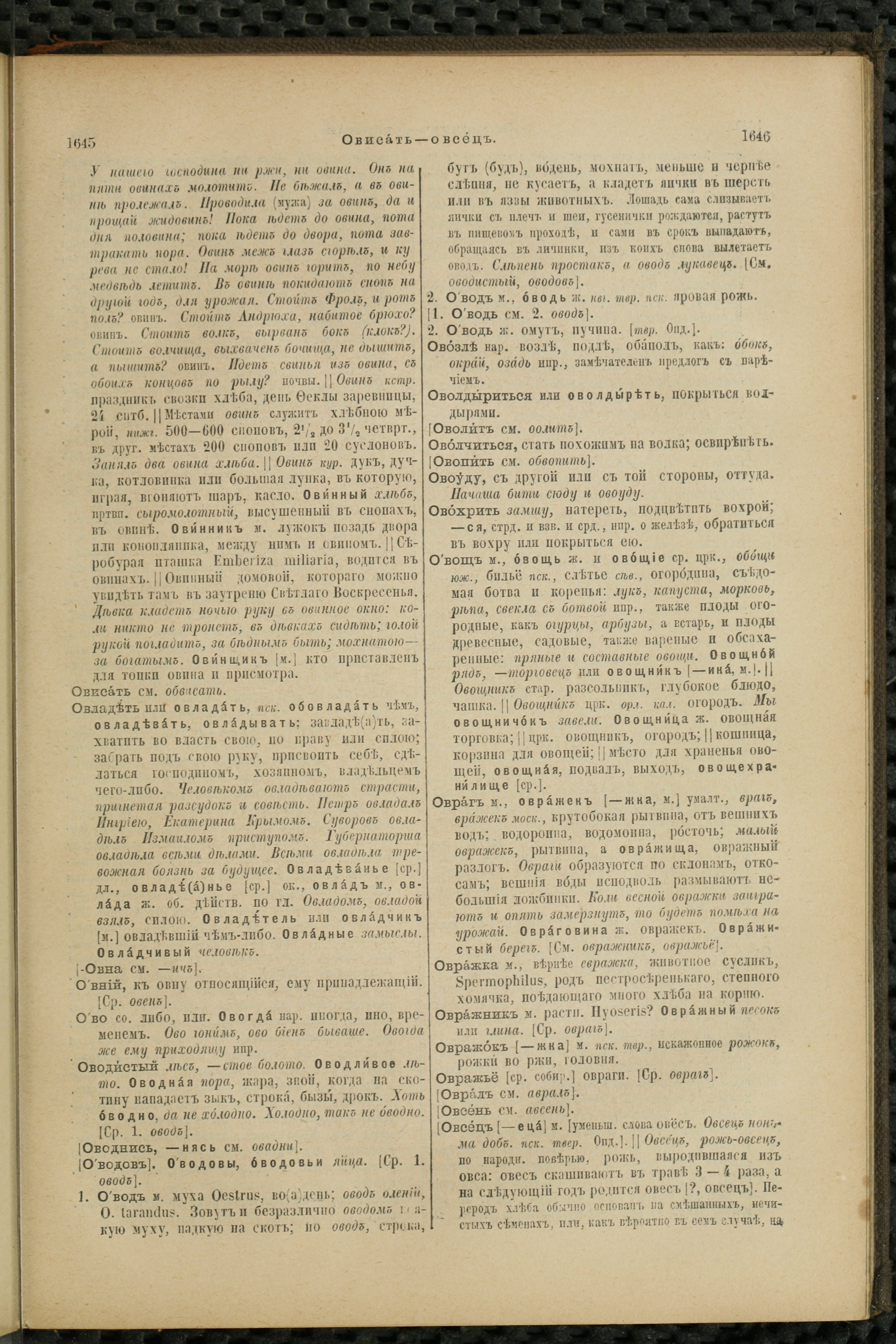 Словарь Даля под редакцией Бодуэна-де-Куртенэ, том 2 pdf скан страницы 827