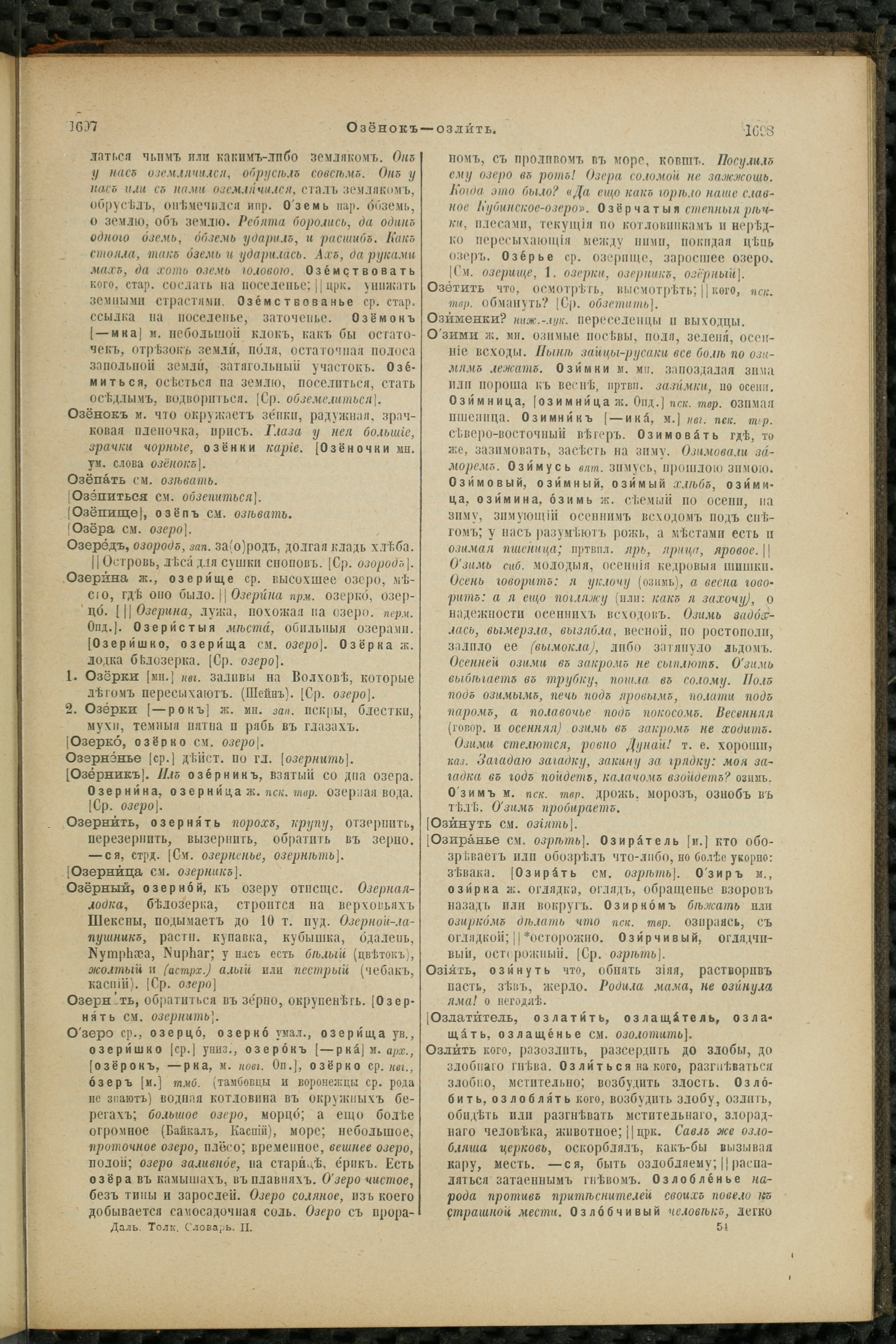 Словарь Даля под редакцией Бодуэна-де-Куртенэ, том 2 pdf скан страницы 853