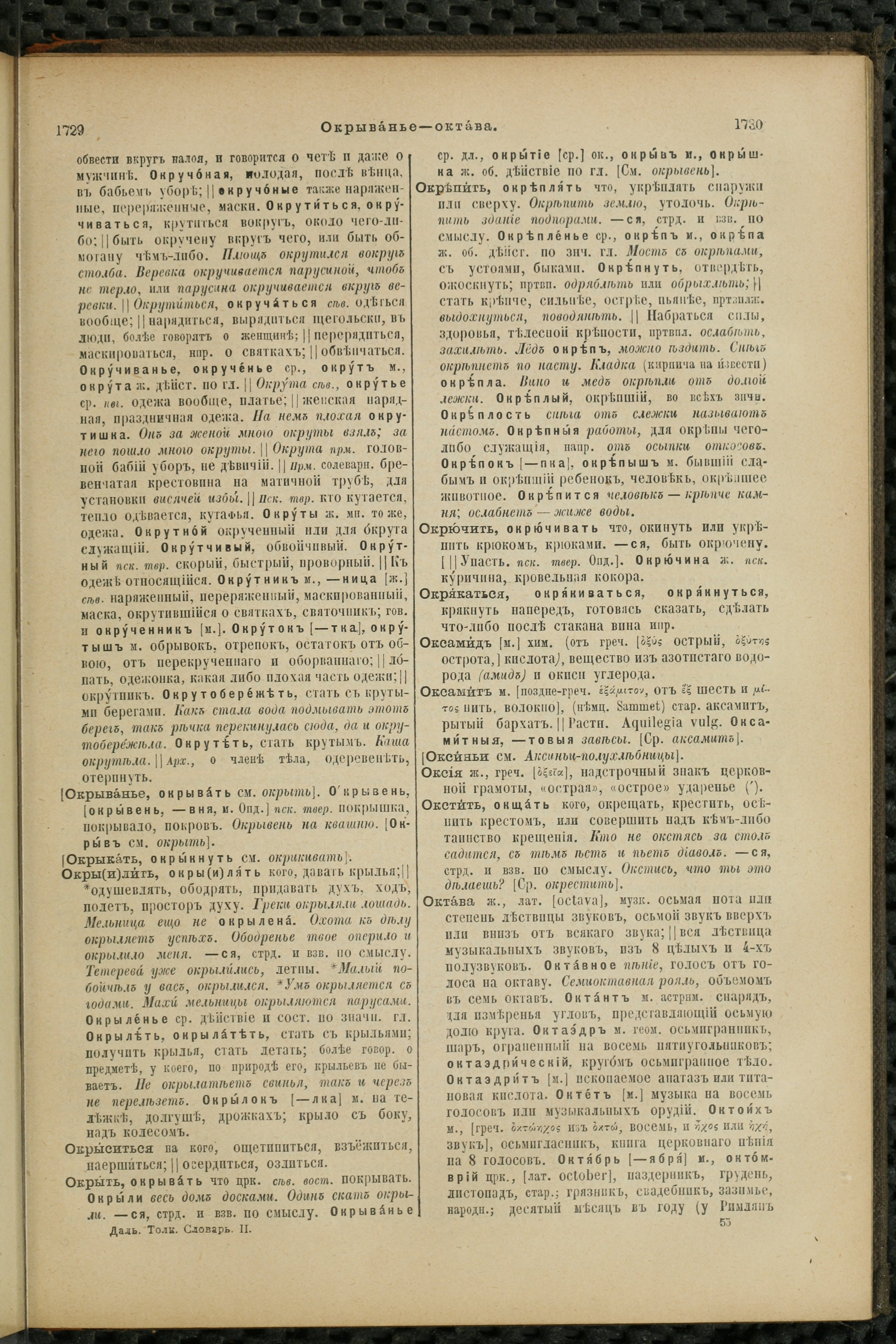 Словарь Даля под редакцией Бодуэна-де-Куртенэ, том 2 pdf скан страницы 869