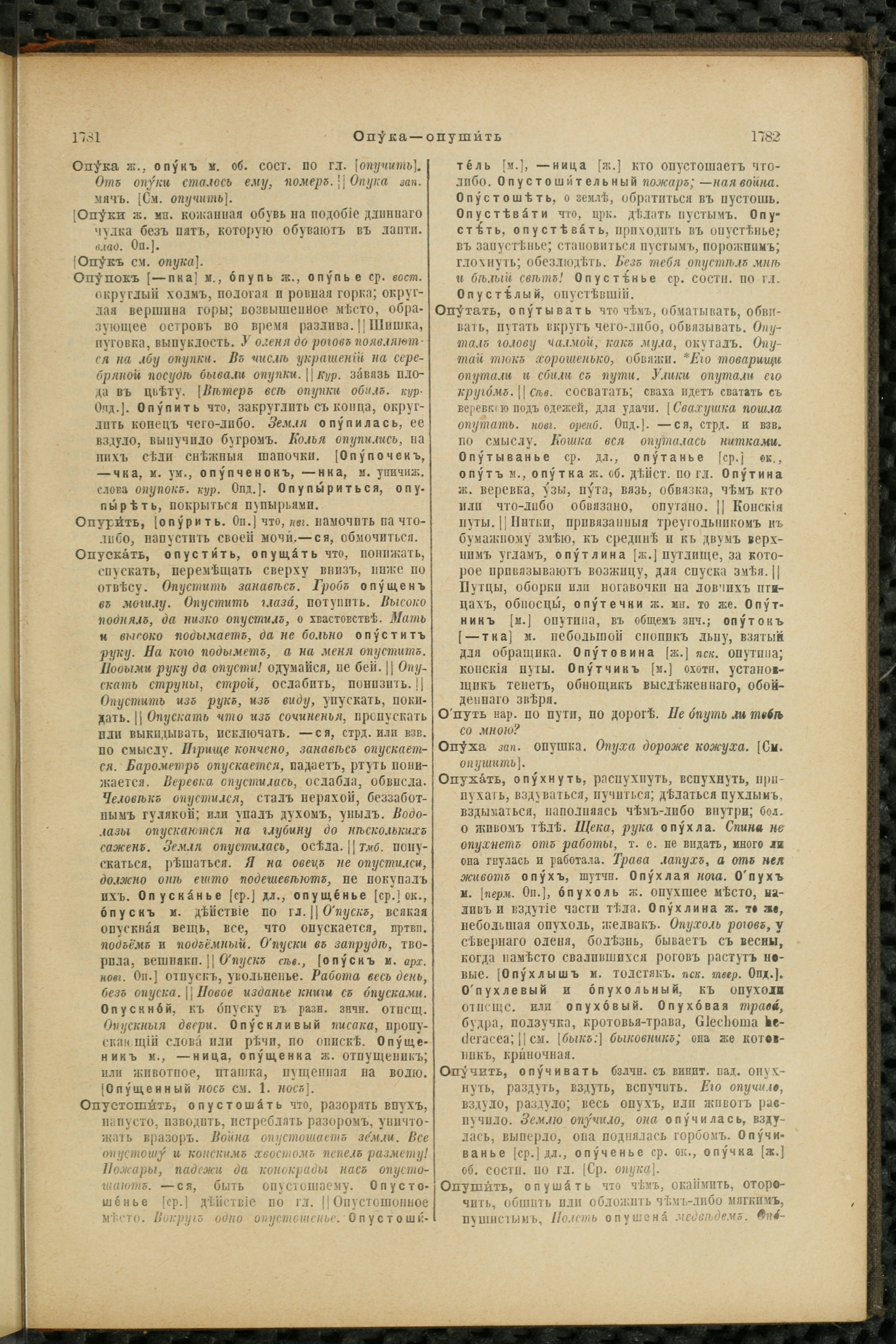 Словарь Даля под редакцией Бодуэна-де-Куртенэ, том 2 pdf скан страницы 895