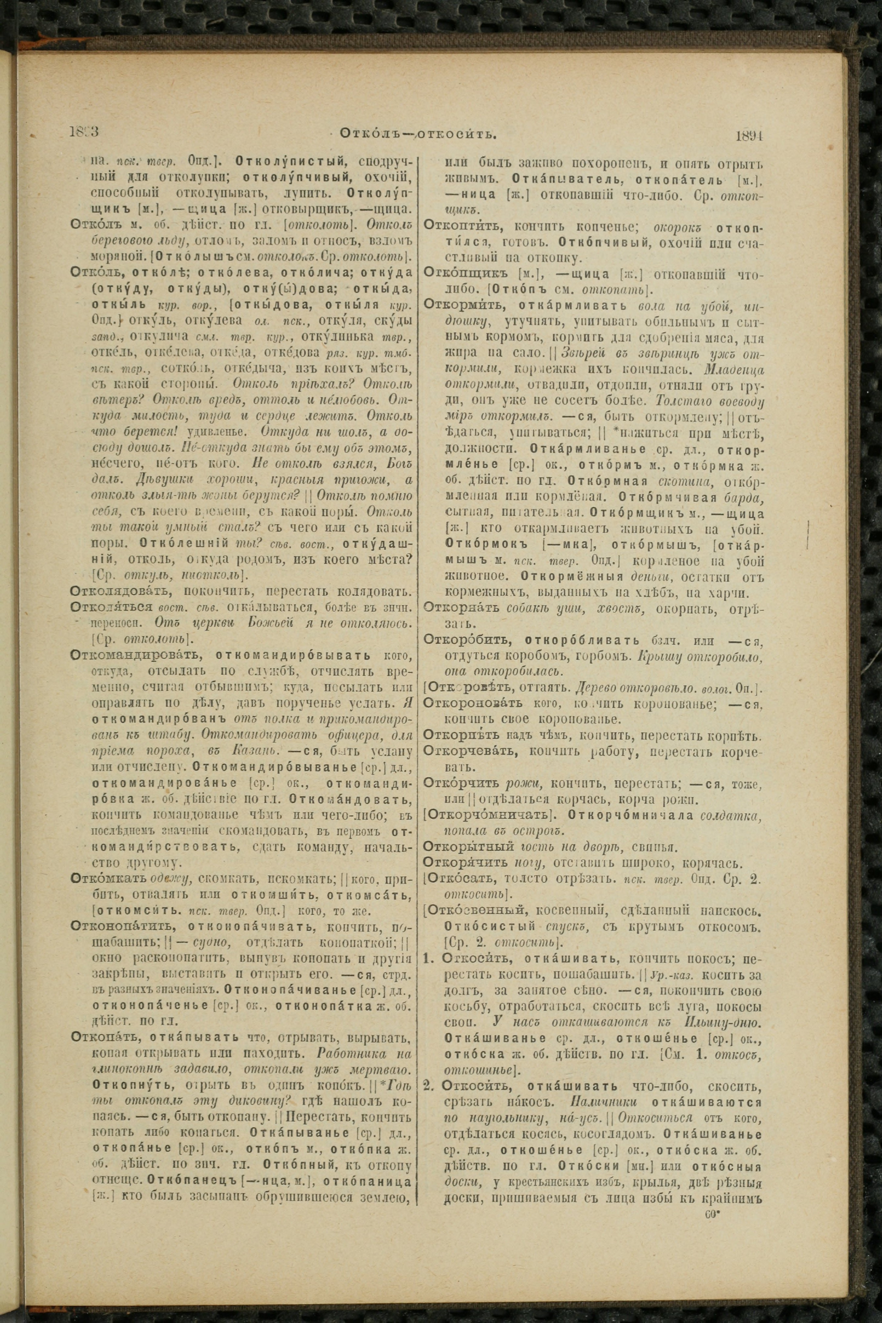 Словарь Даля под редакцией Бодуэна-де-Куртенэ, том 2 pdf скан страницы 951