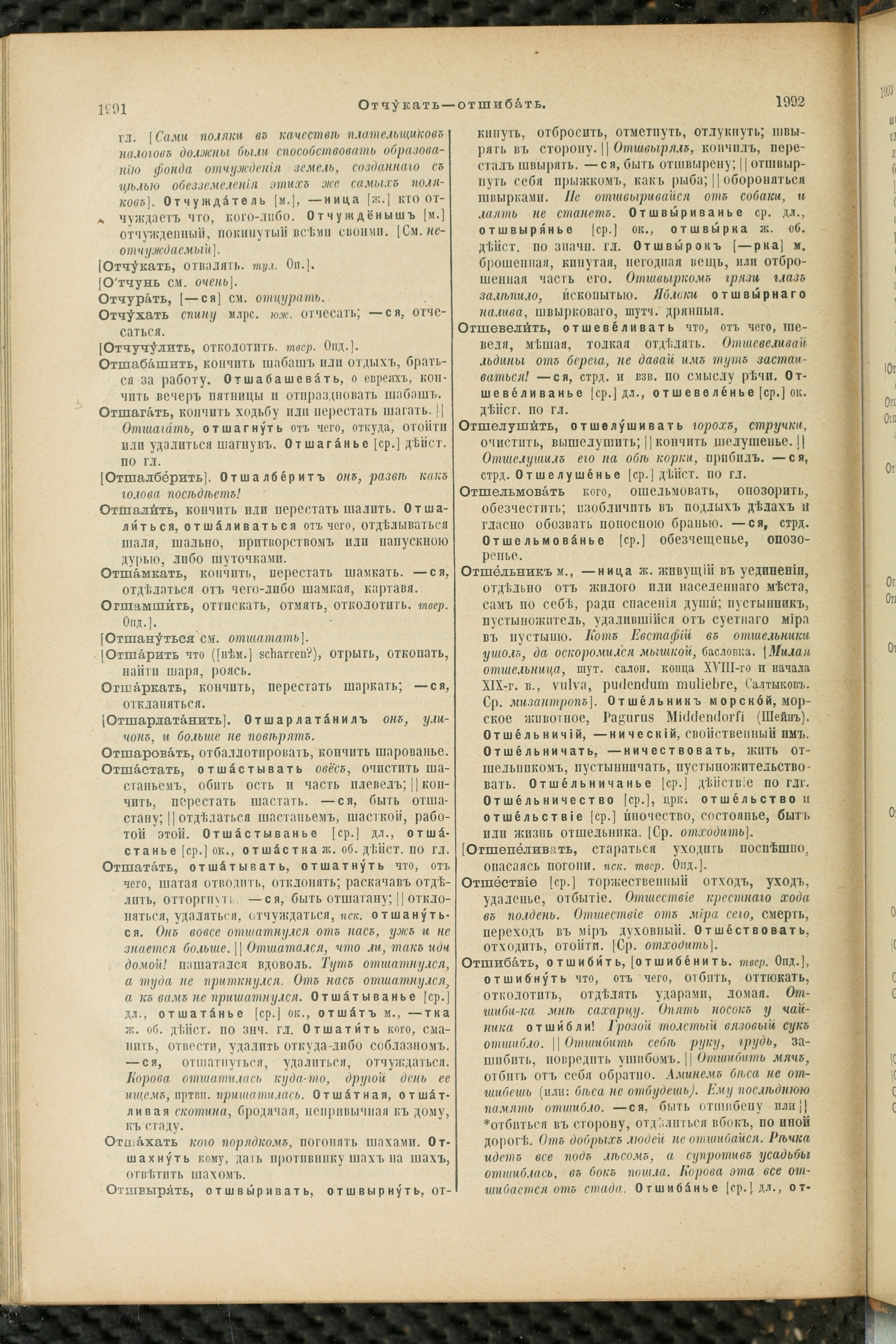 Словарь Даля под редакцией Бодуэна-де-Куртенэ, том 2 pdf скан страницы 1000