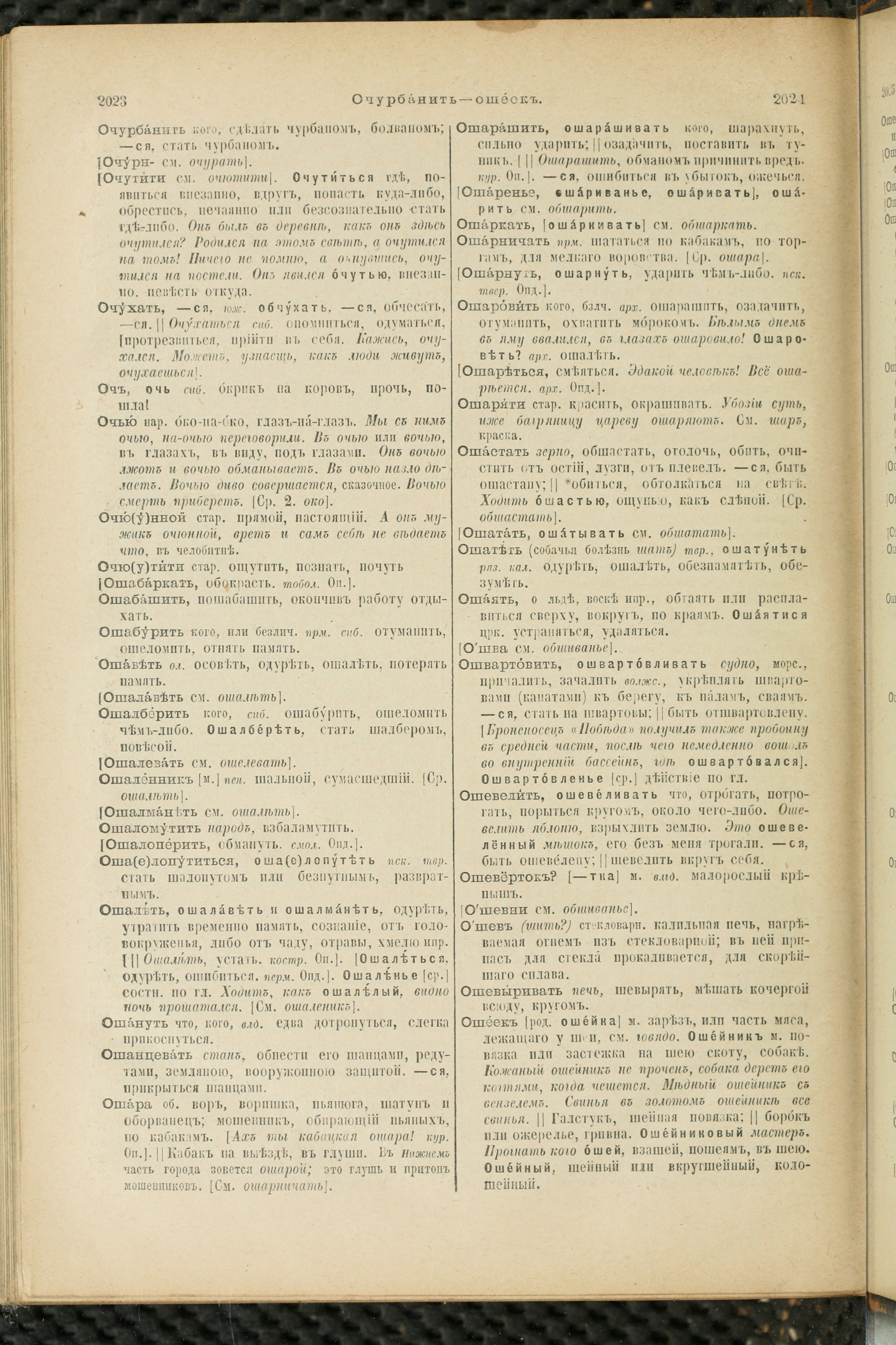 Словарь Даля под редакцией Бодуэна-де-Куртенэ, том 2 pdf скан страницы 1016