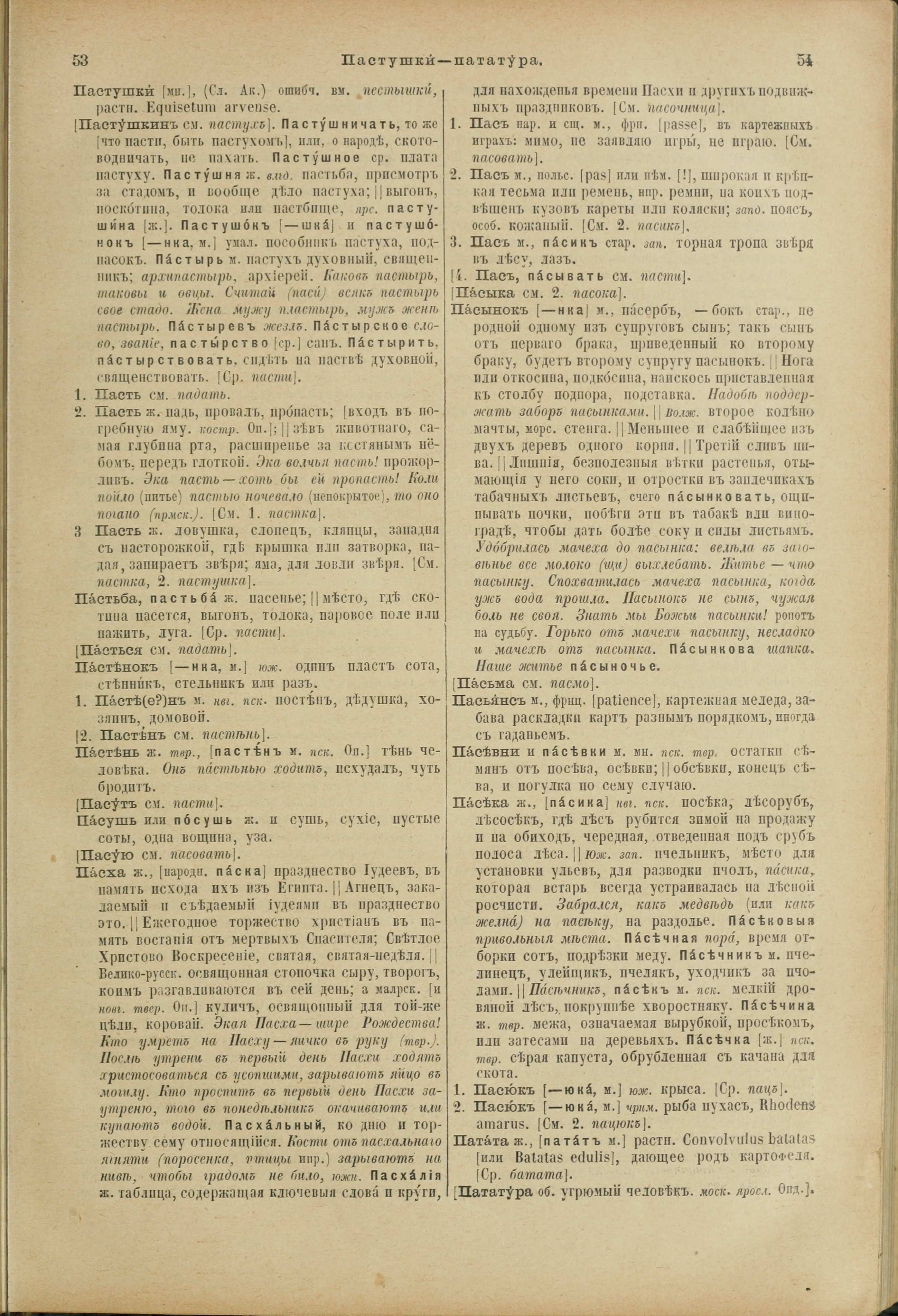 Словарь Даля под редакцией Бодуэна-де-Куртенэ, том 3 pdf скан страницы 31