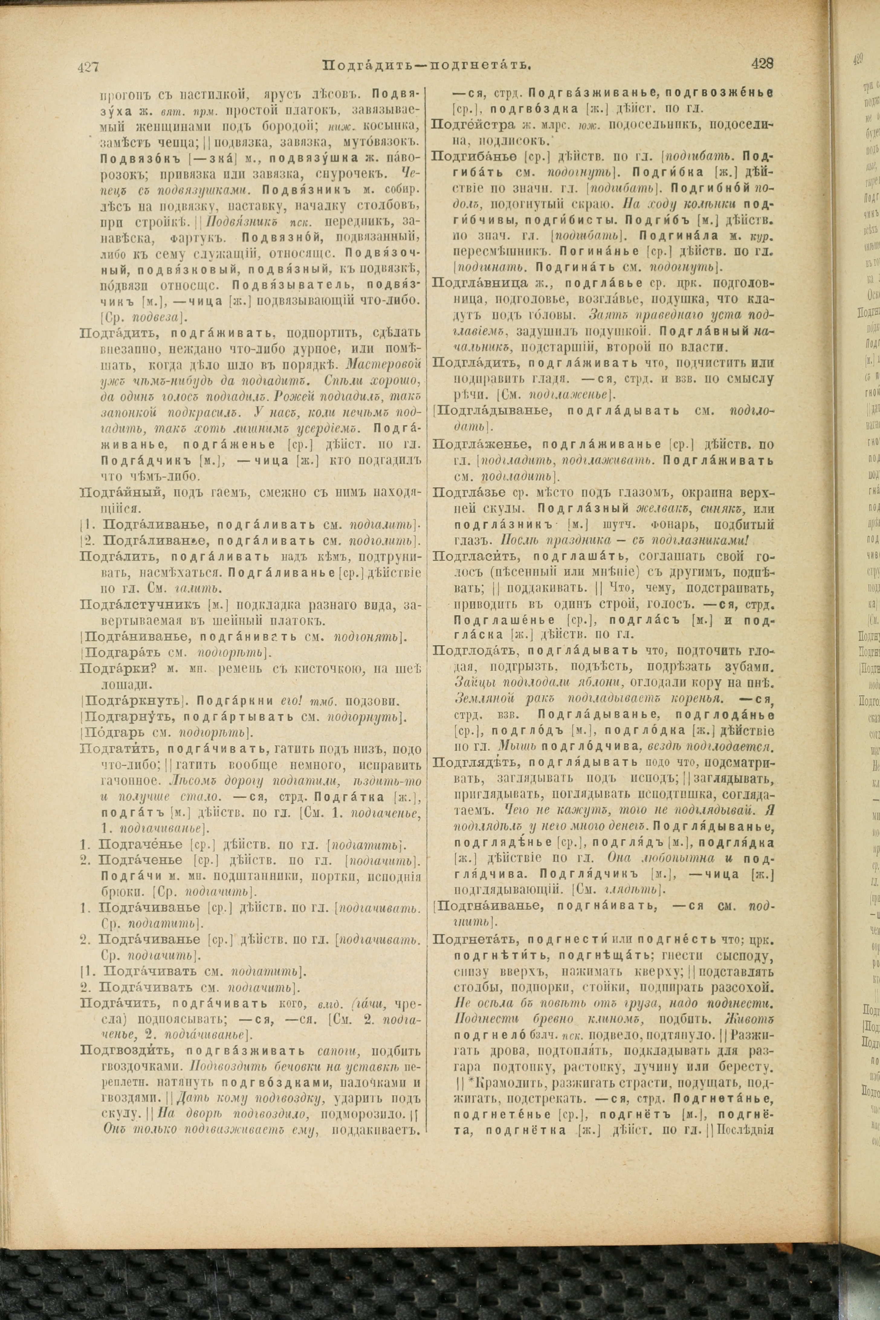 Словарь Даля под редакцией Бодуэна-де-Куртенэ, том 3 pdf скан страницы 218
