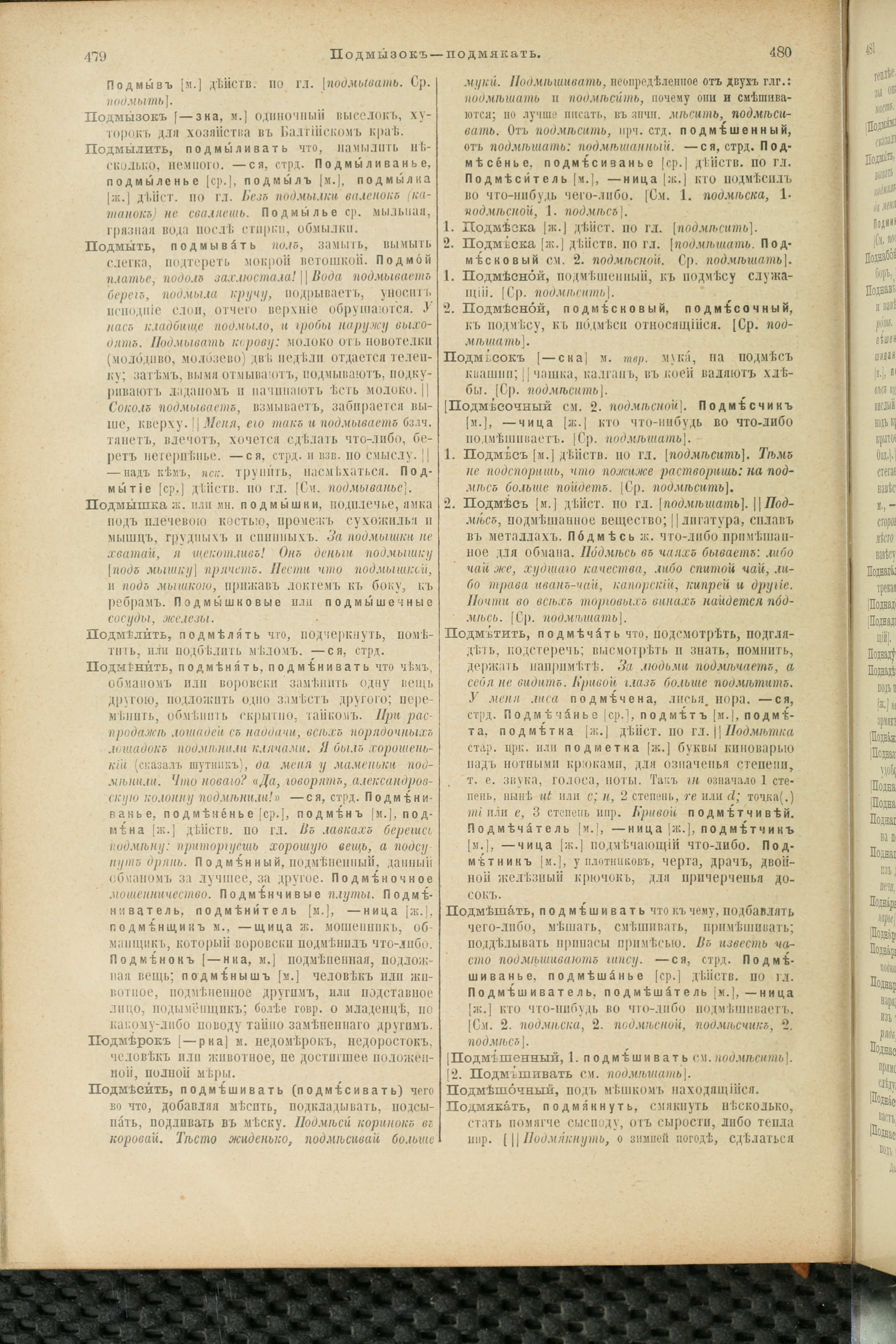 Словарь Даля под редакцией Бодуэна-де-Куртенэ, том 3 pdf скан страницы 244