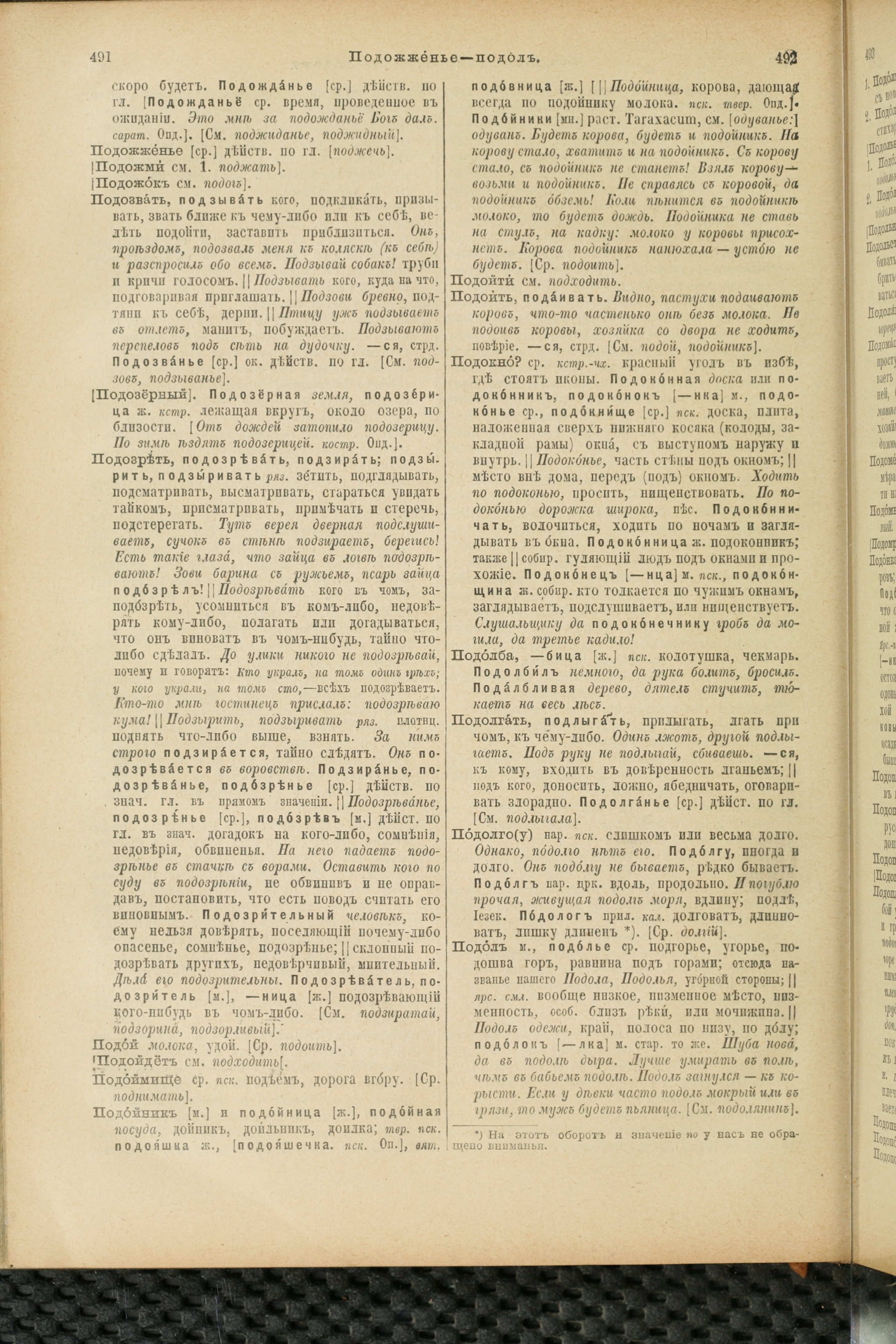 Словарь Даля под редакцией Бодуэна-де-Куртенэ, том 3 pdf скан страницы 250