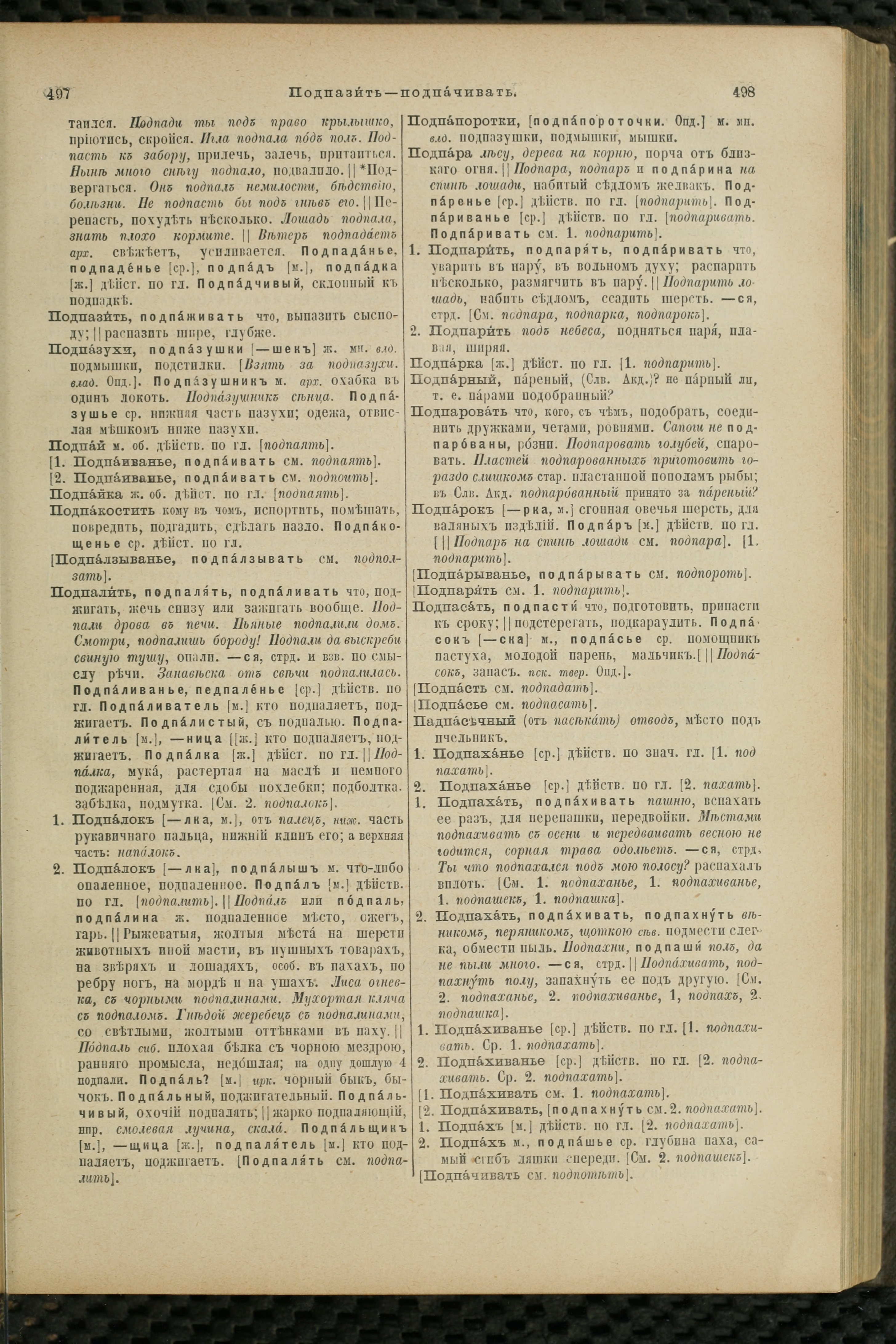 Словарь Даля под редакцией Бодуэна-де-Куртенэ, том 3 pdf скан страницы 253