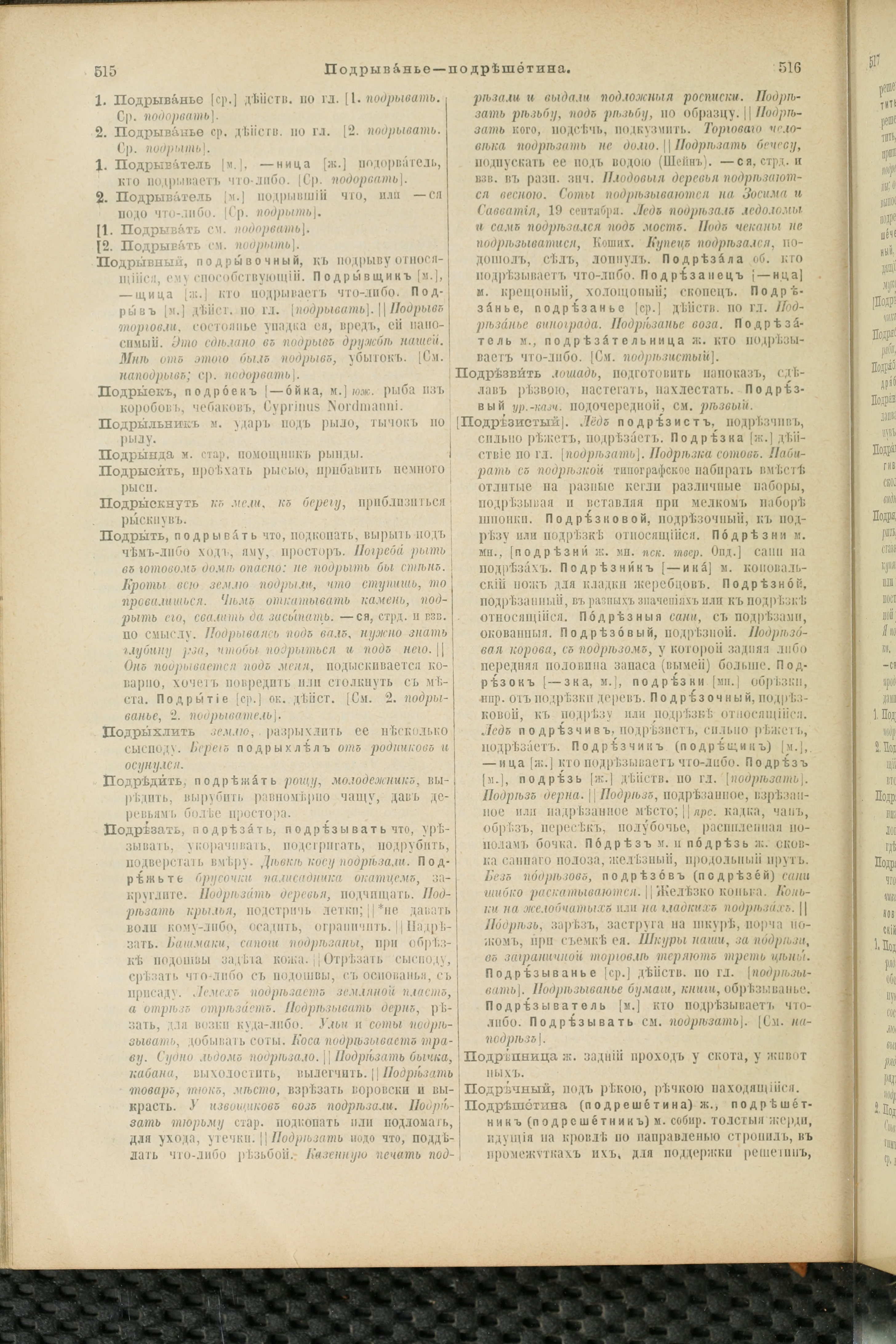 Словарь Даля под редакцией Бодуэна-де-Куртенэ, том 3 pdf скан страницы 262