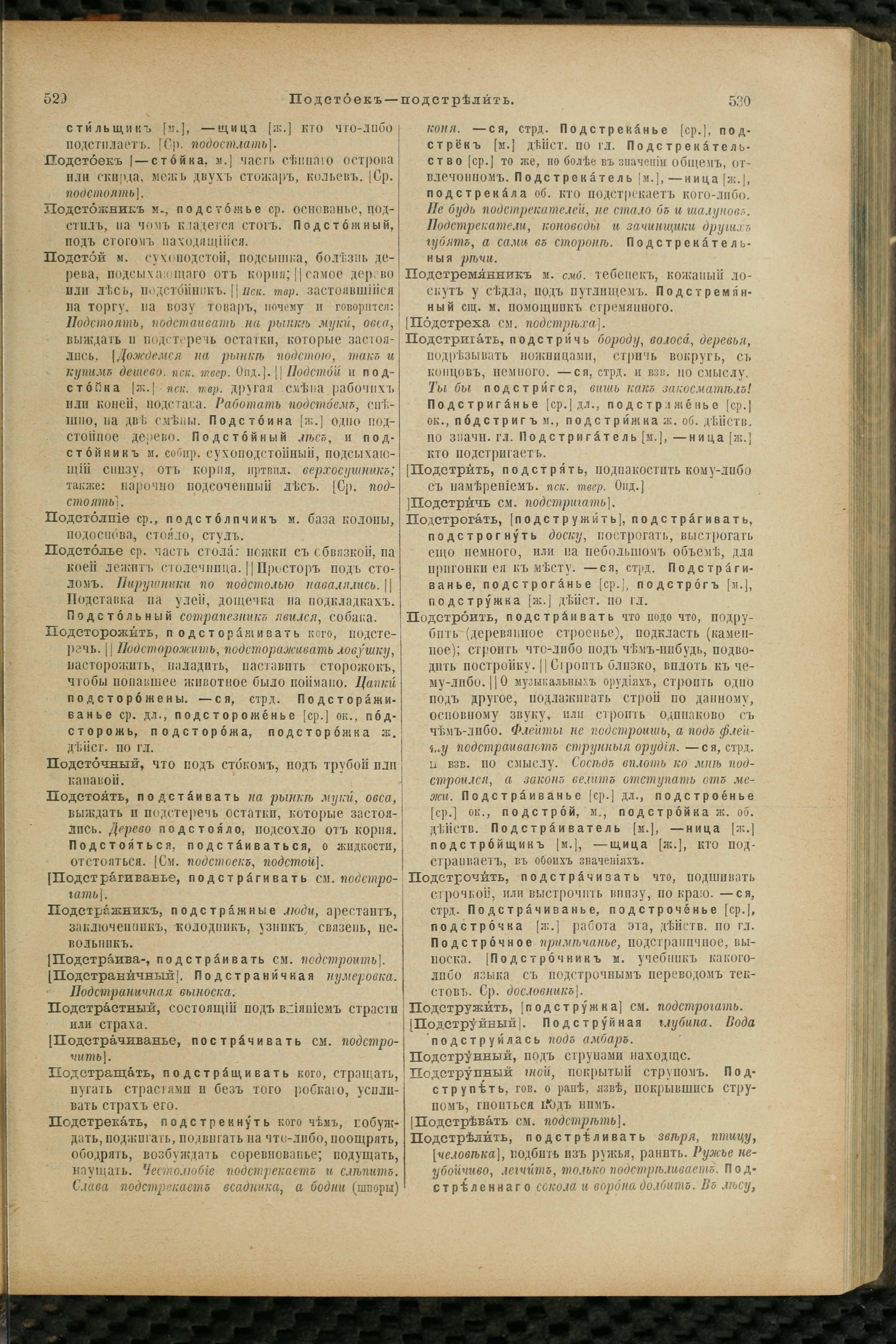 Словарь Даля под редакцией Бодуэна-де-Куртенэ, том 3 pdf скан страницы 269