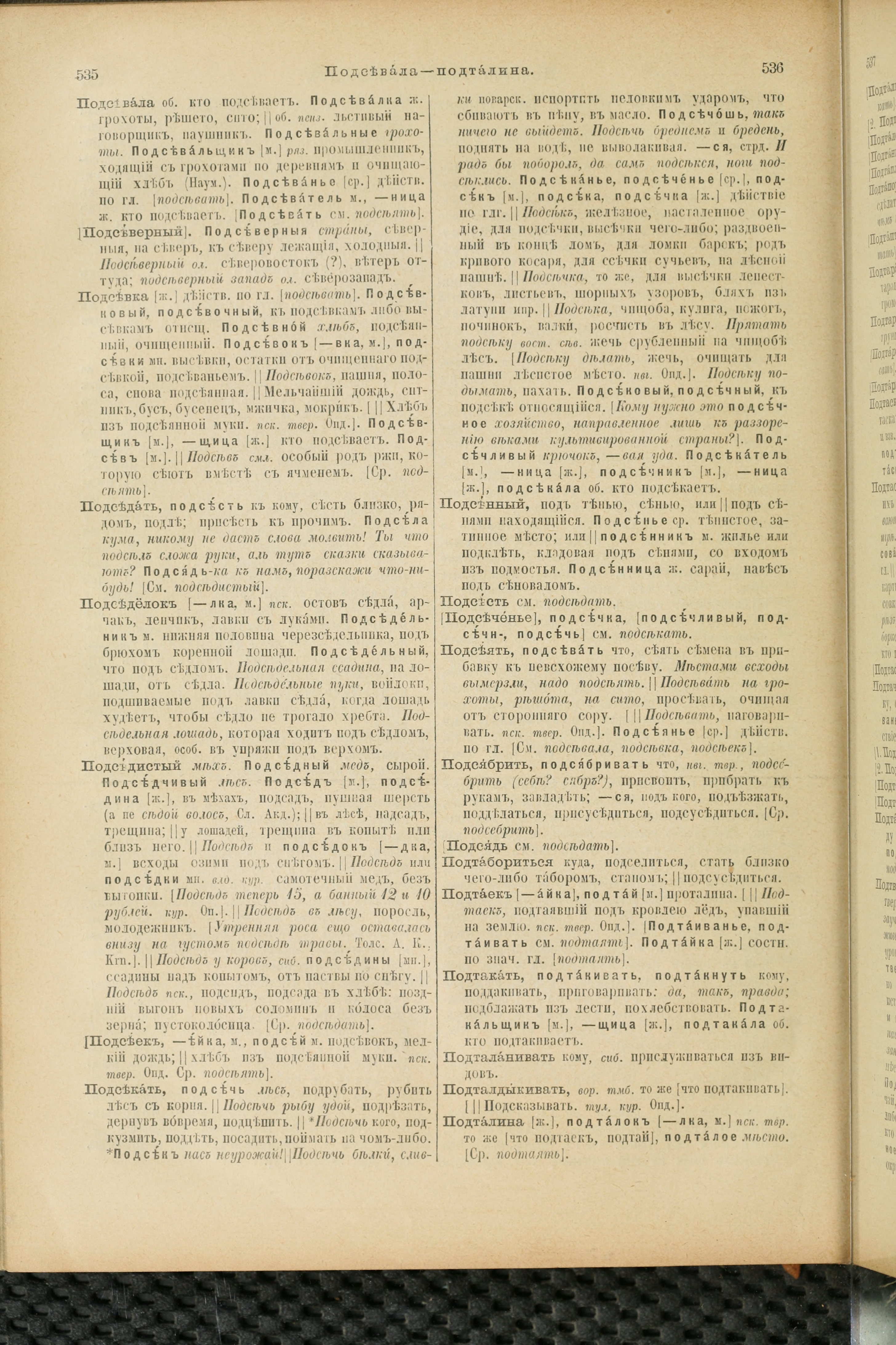 Словарь Даля под редакцией Бодуэна-де-Куртенэ, том 3 pdf скан страницы 272