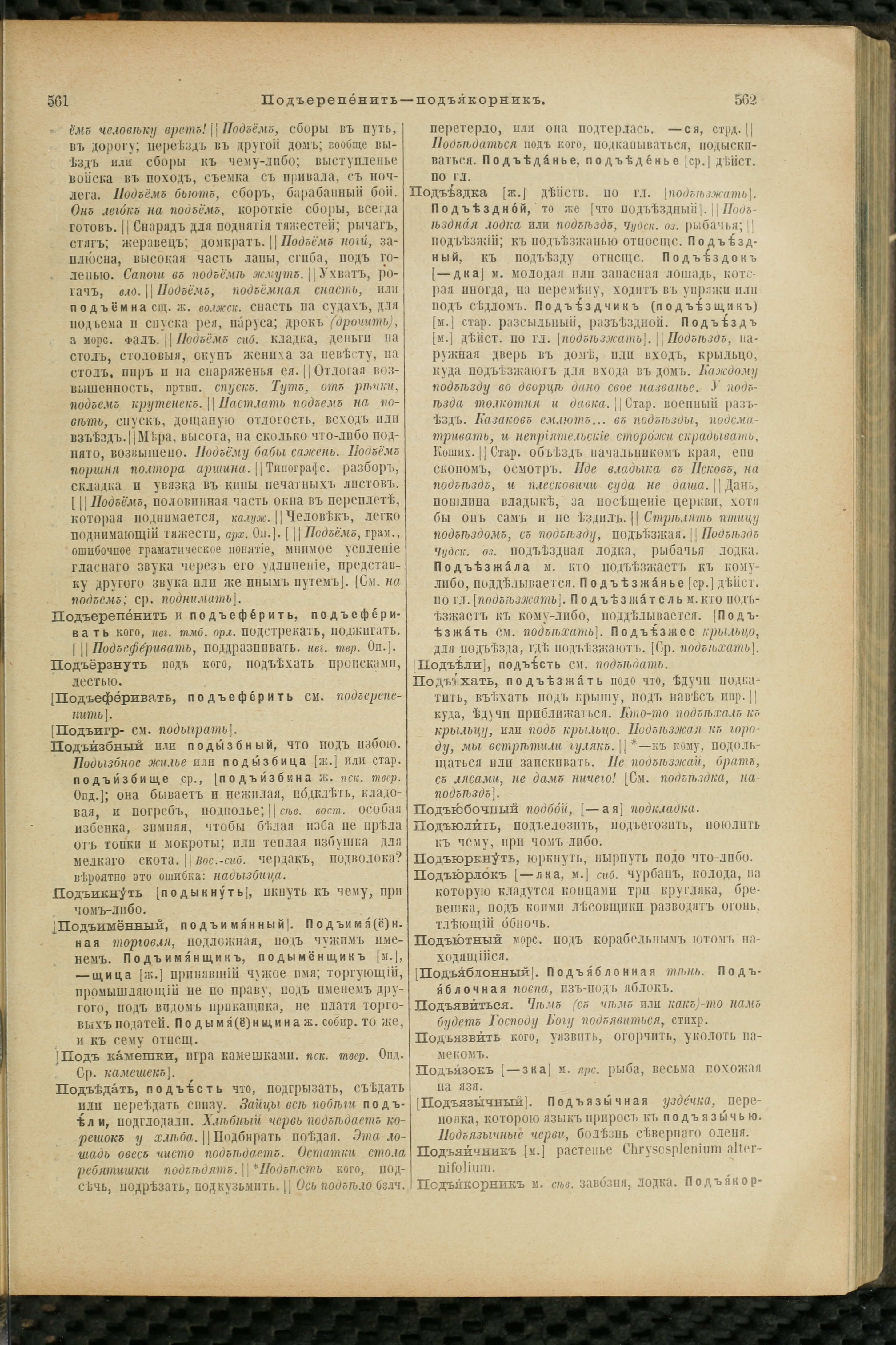 Словарь Даля под редакцией Бодуэна-де-Куртенэ, том 3 pdf скан страницы 285