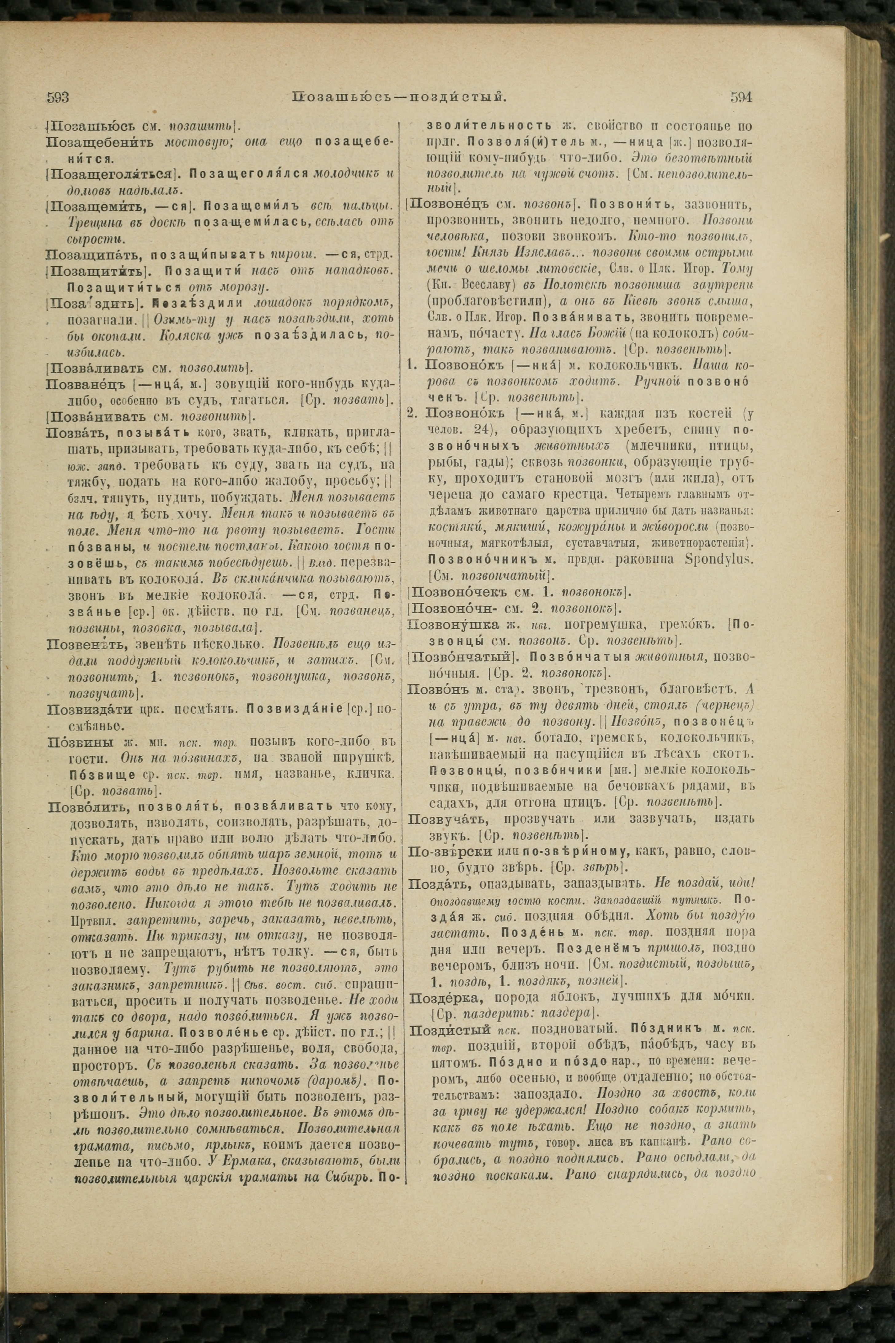 Словарь Даля под редакцией Бодуэна-де-Куртенэ, том 3 pdf скан страницы 301