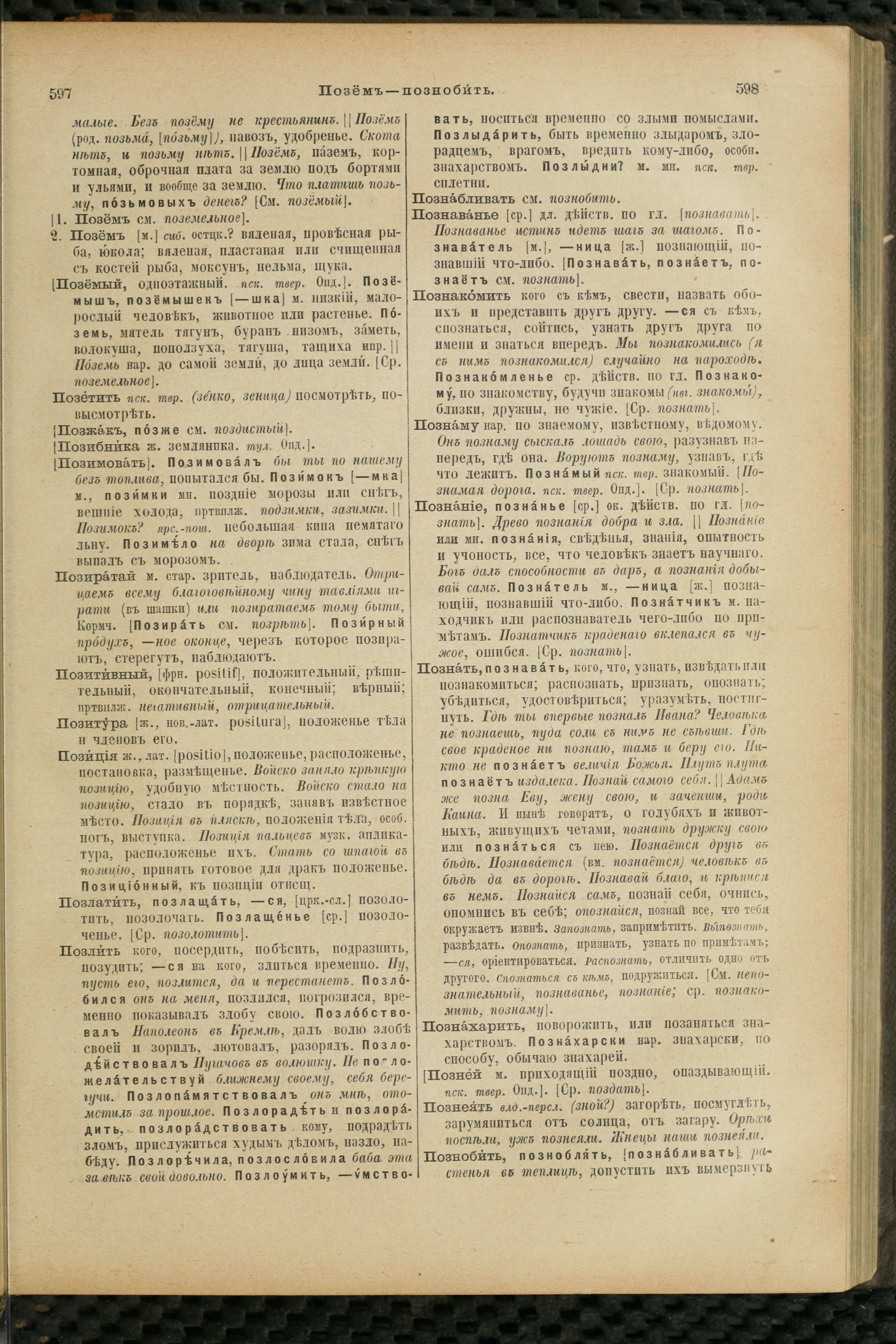 Словарь Даля под редакцией Бодуэна-де-Куртенэ, том 3 pdf скан страницы 303
