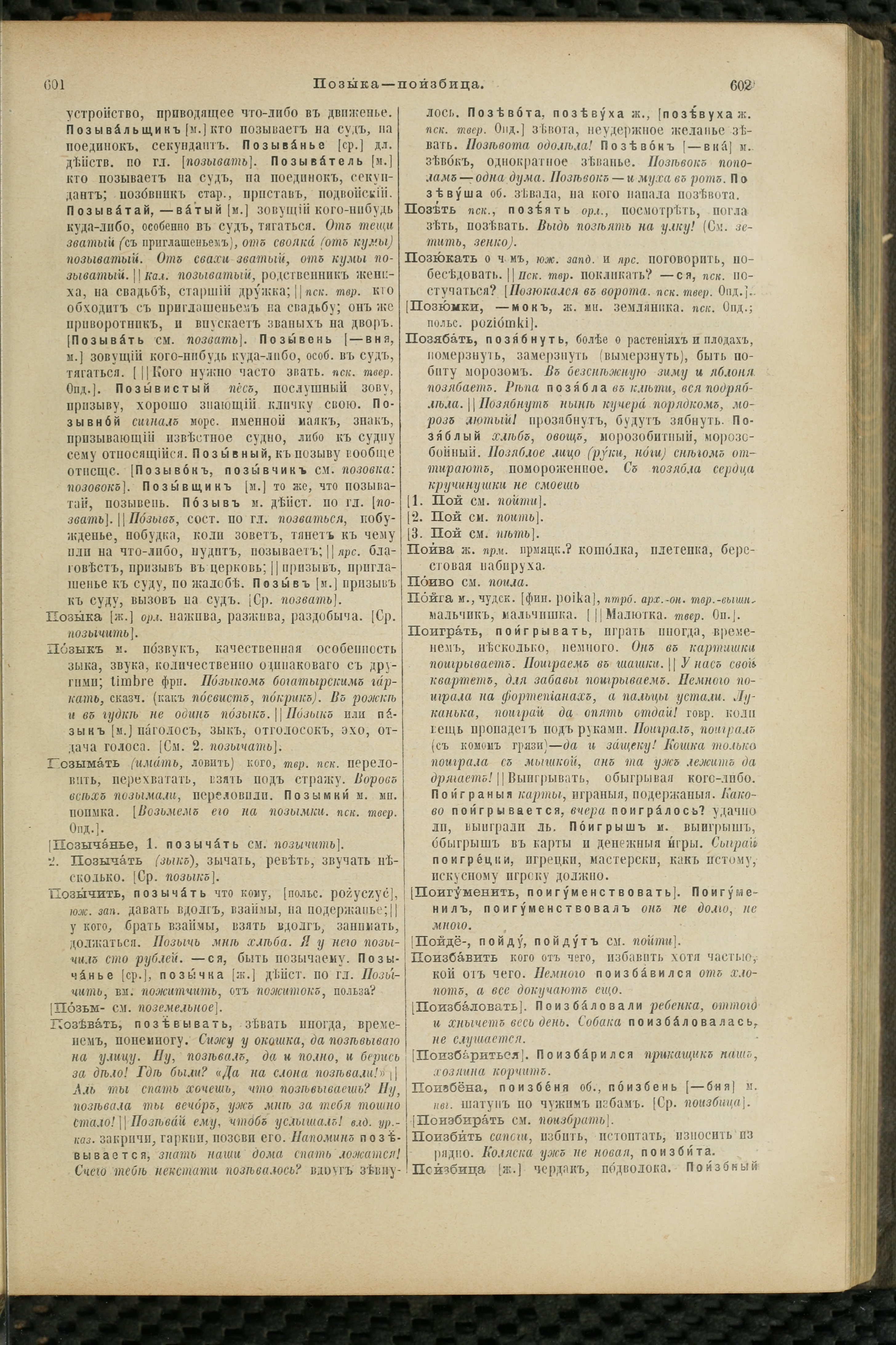 Словарь Даля под редакцией Бодуэна-де-Куртенэ, том 3 pdf скан страницы 305