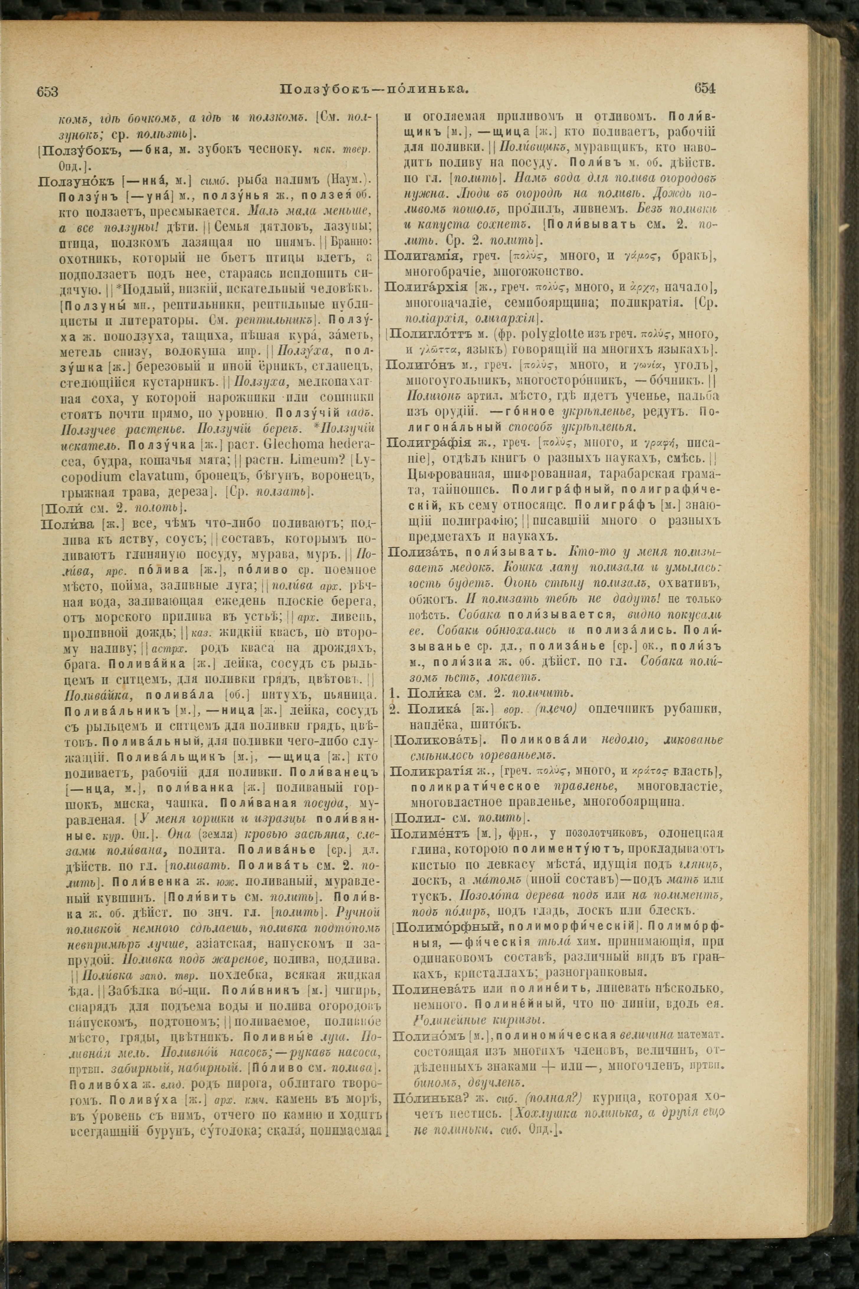 Словарь Даля под редакцией Бодуэна-де-Куртенэ, том 3 pdf скан страницы 331
