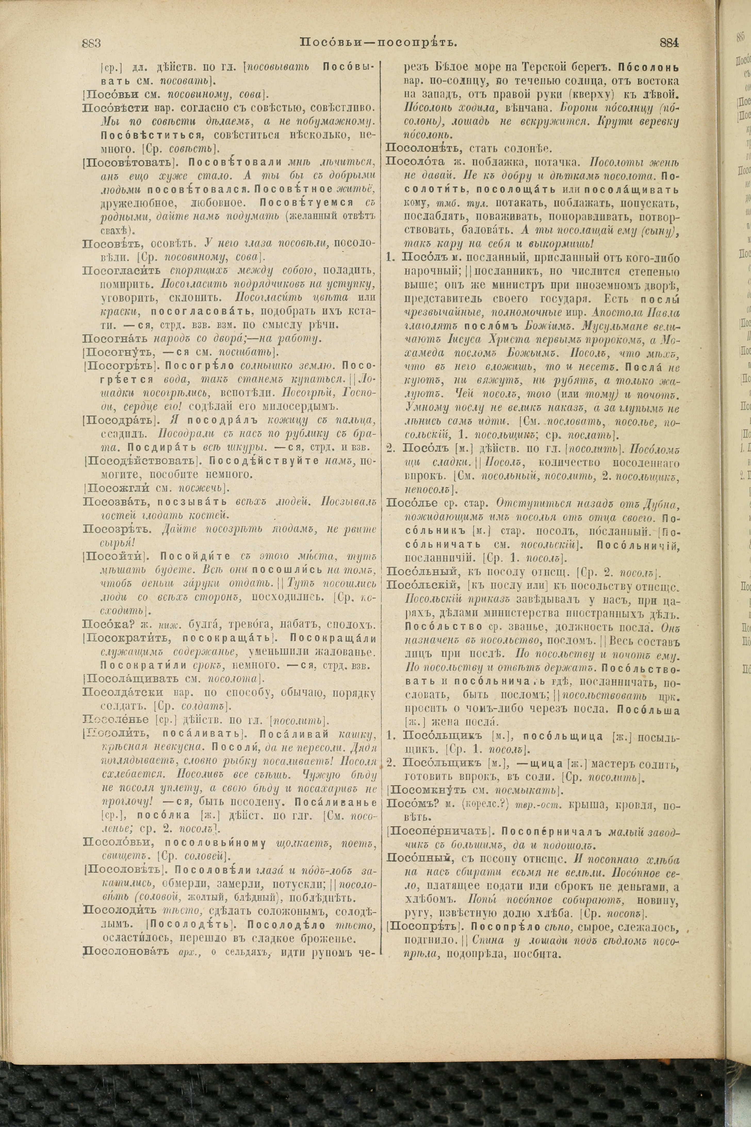 Словарь Даля под редакцией Бодуэна-де-Куртенэ, том 3 pdf скан страницы 446