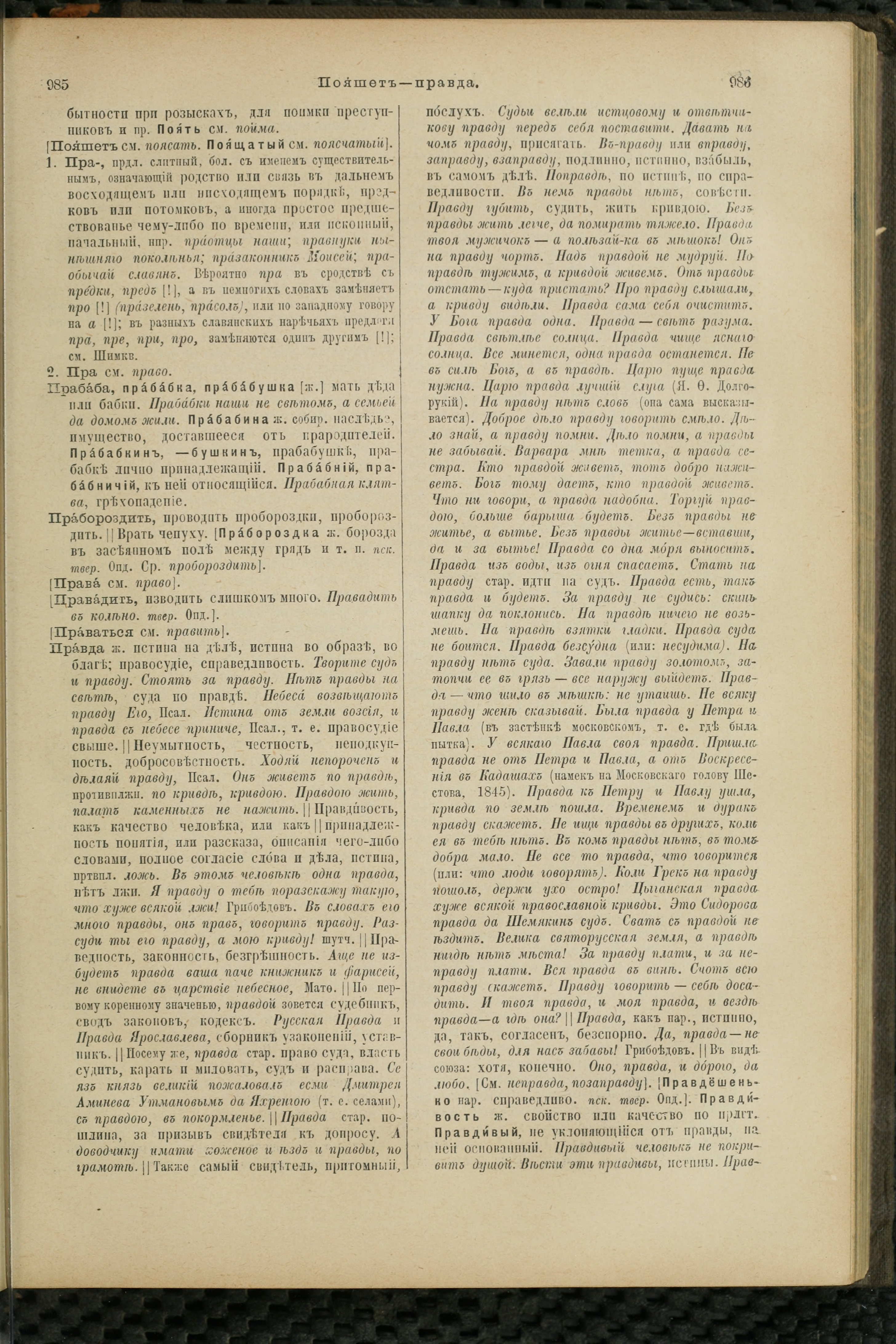 Словарь Даля под редакцией Бодуэна-де-Куртенэ, том 3 pdf скан страницы 497
