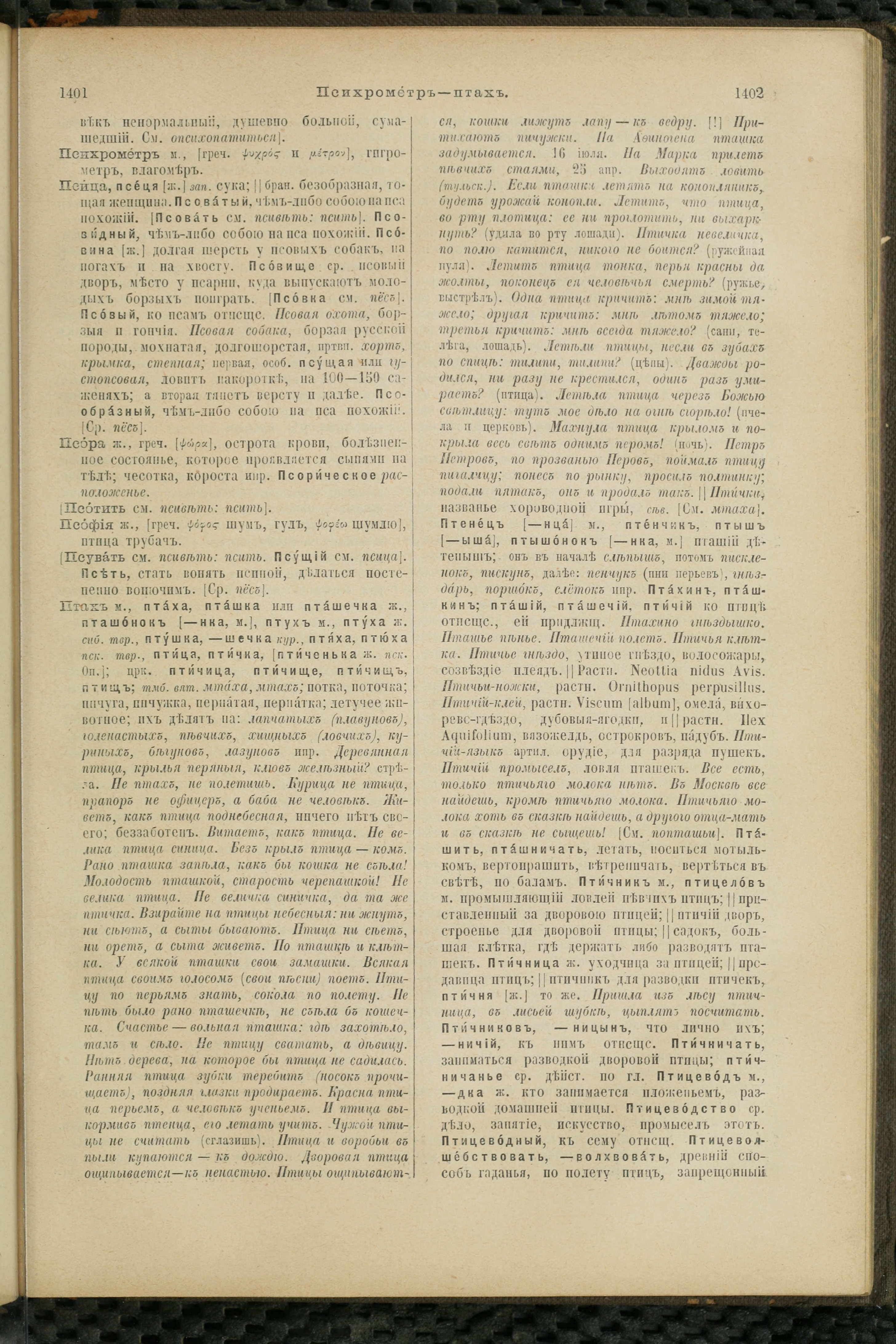 Словарь Даля под редакцией Бодуэна-де-Куртенэ, том 3 pdf скан страницы 705