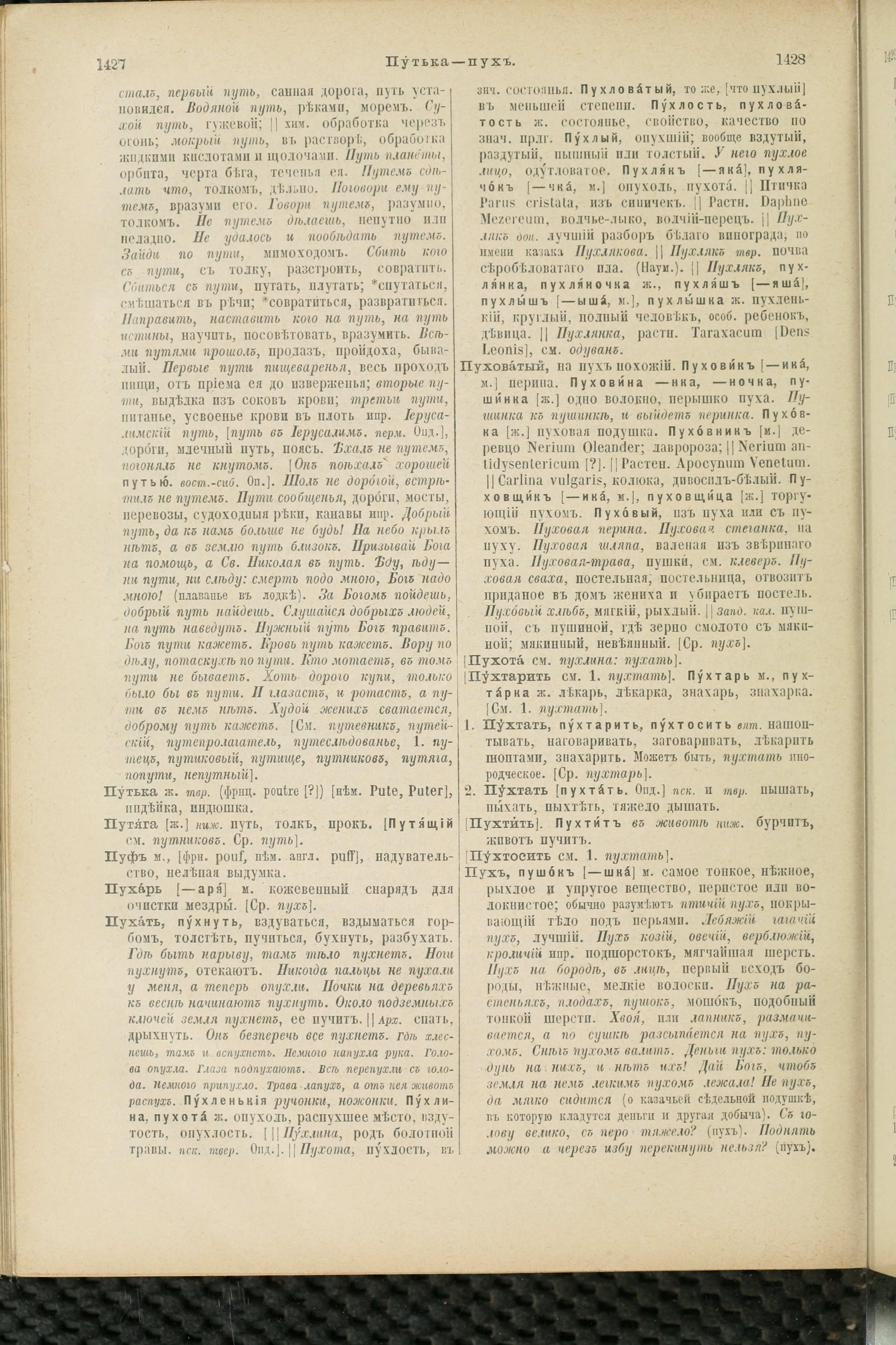 Словарь Даля под редакцией Бодуэна-де-Куртенэ, том 3 pdf скан страницы 718