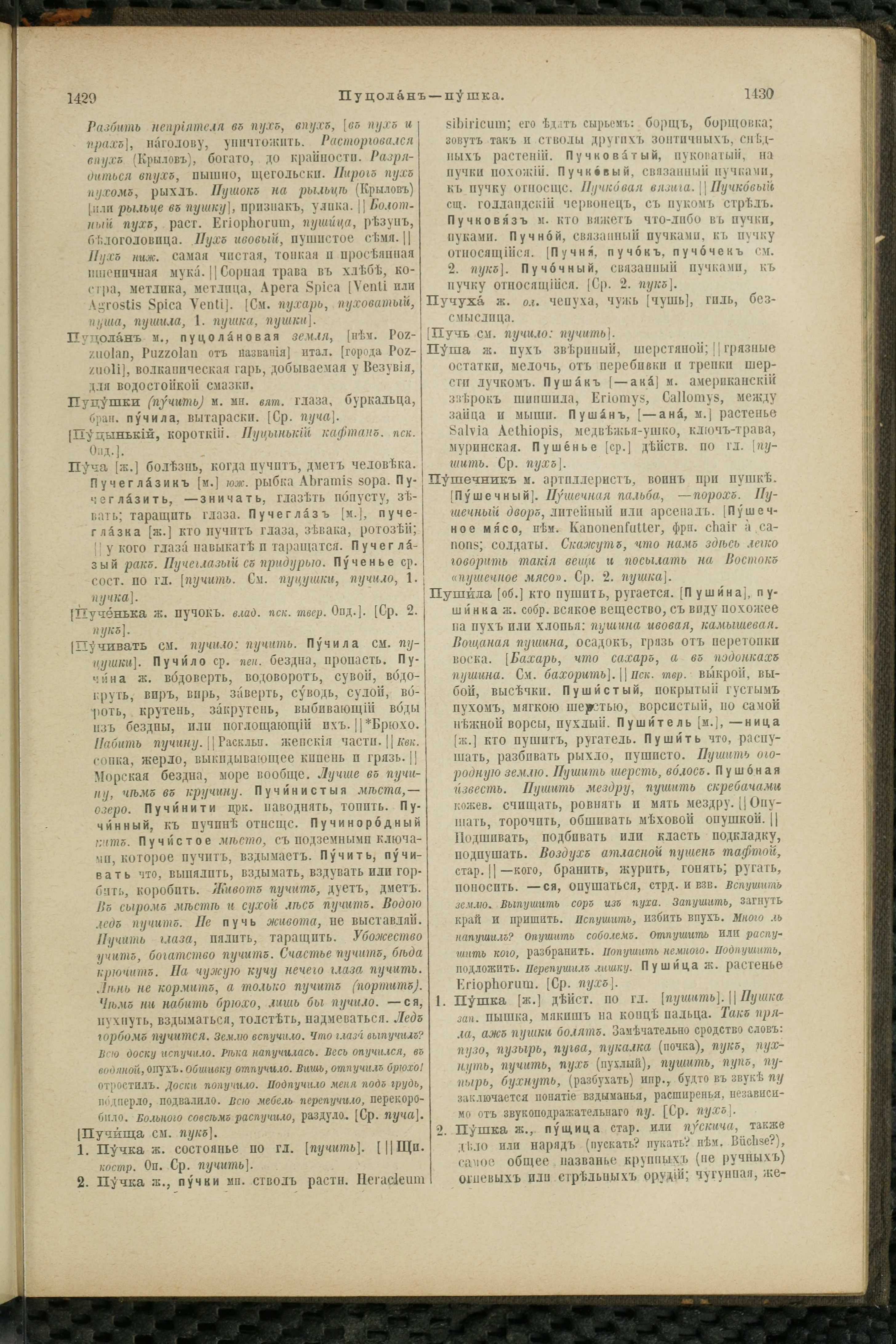 Словарь Даля под редакцией Бодуэна-де-Куртенэ, том 3 pdf скан страницы 719