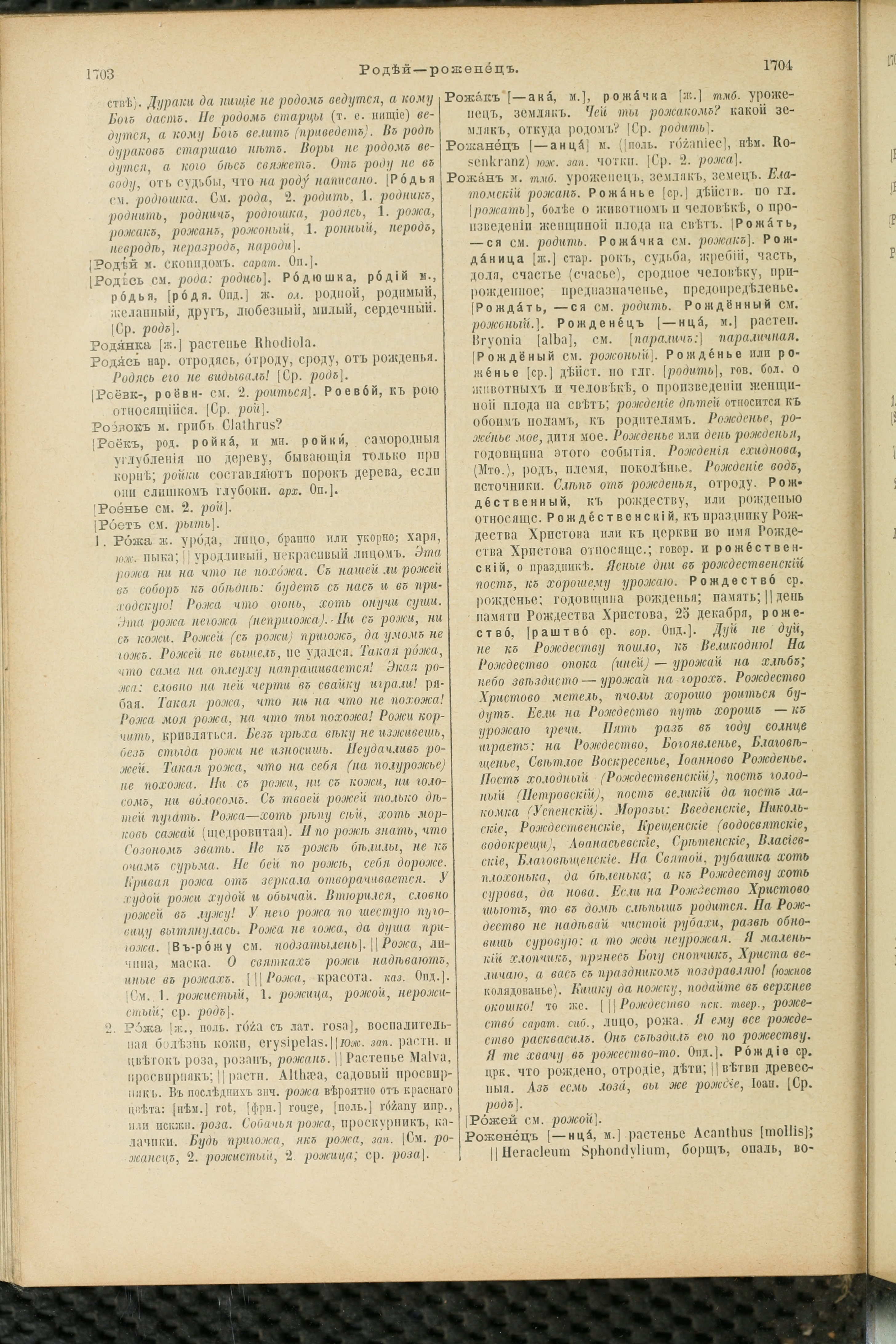 Словарь Даля под редакцией Бодуэна-де-Куртенэ, том 3 pdf скан страницы 856