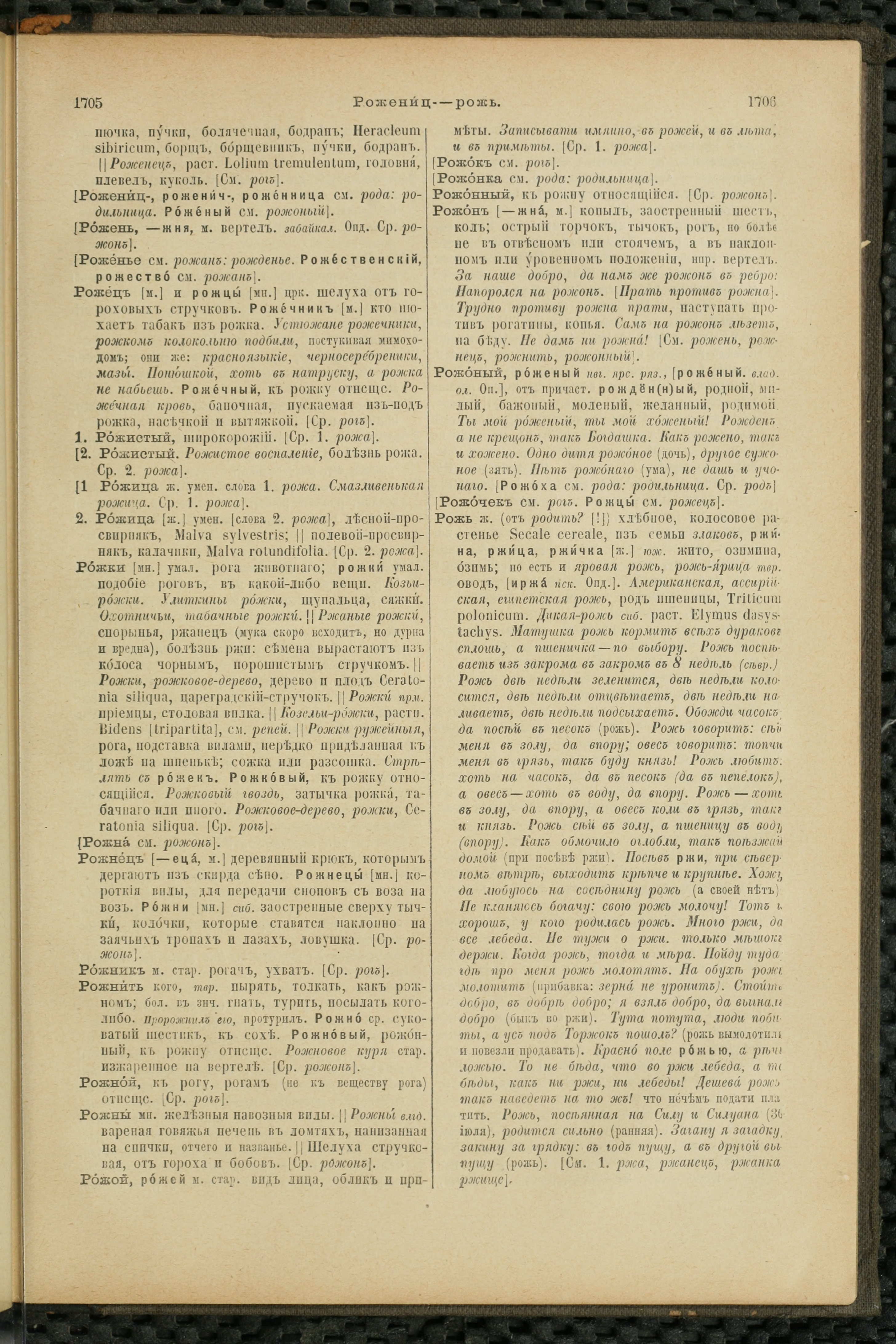 Словарь Даля под редакцией Бодуэна-де-Куртенэ, том 3 pdf скан страницы 857