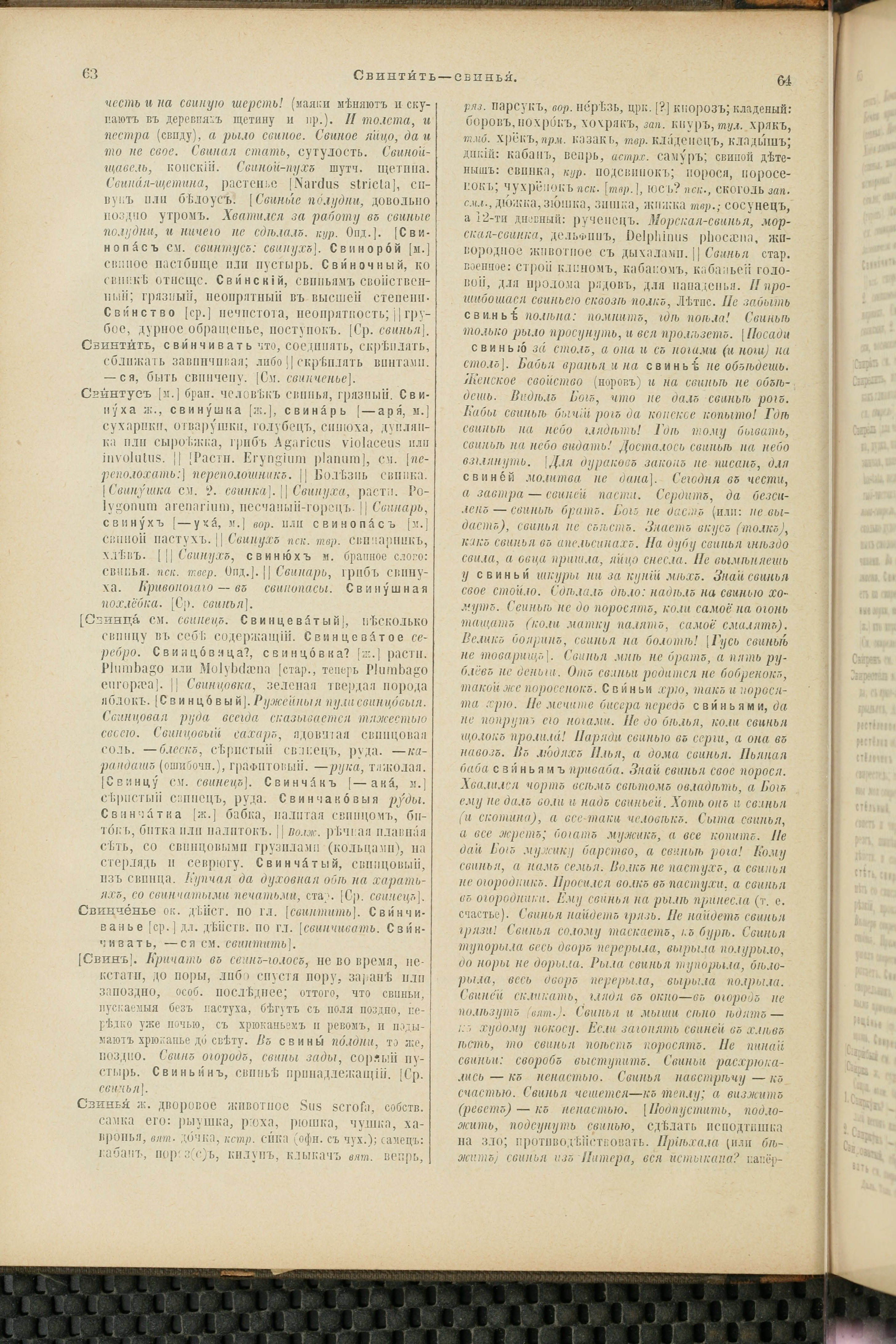 Словарь Даля под редакцией Бодуэна-де-Куртенэ, том 4 pdf скан страницы 38